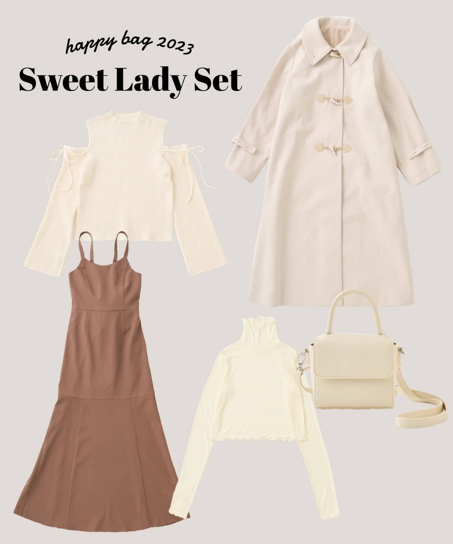 2023福袋】NICE CLAUP Sweet lady set | one after another NICE CLAUP 