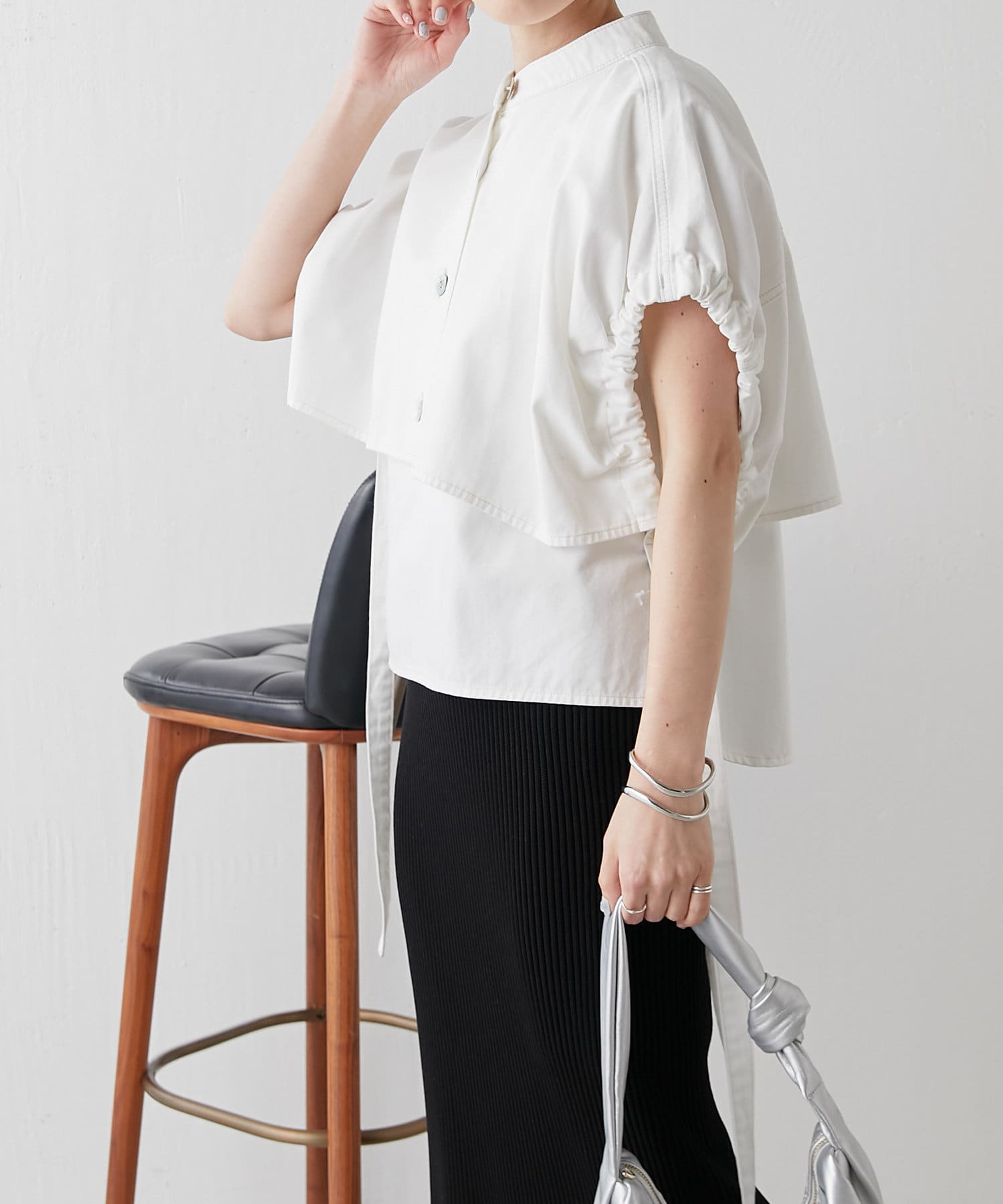 Q.anos/キュアノス】Shell multi blouse | hartwellspremium.com