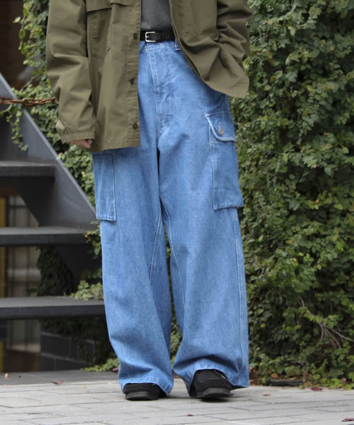 ARMY TWILL】DENIM CARGO PANTS デニム カーゴパンツ | FREDY