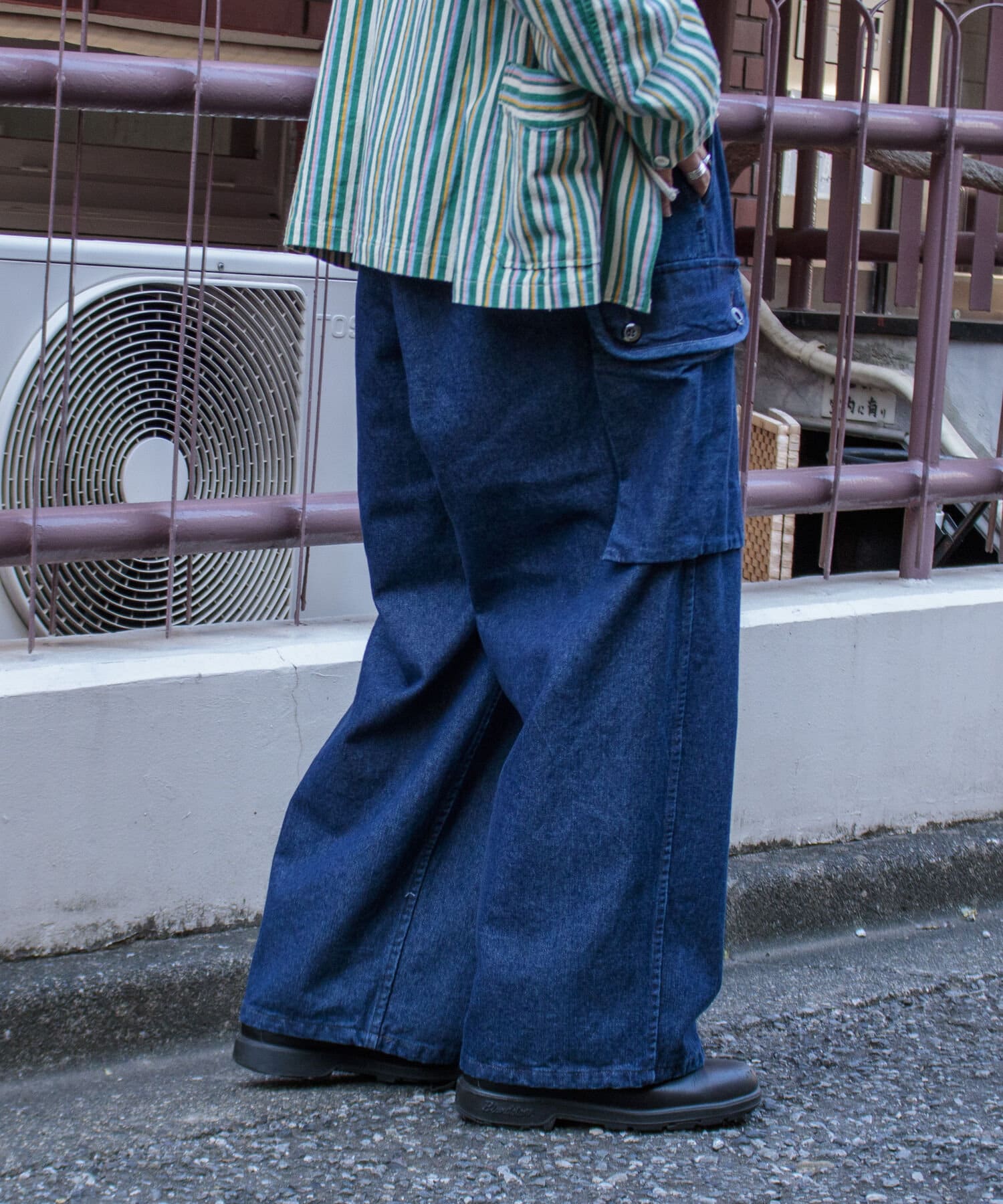 ARMY TWILL】DENIM CARGO PANTS デニム カーゴパンツ | FREDY