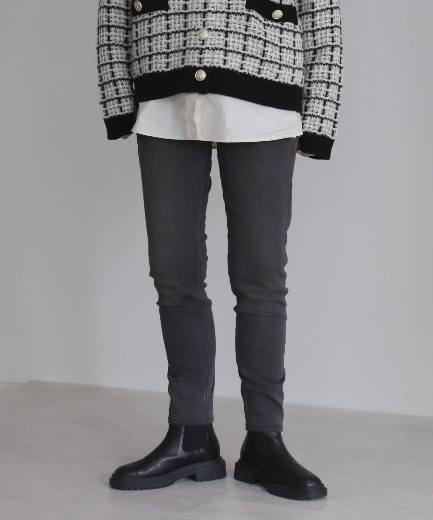 FREDY & GLOSTER(フレディ アンド グロスター) 裏起毛スキニーパンツ