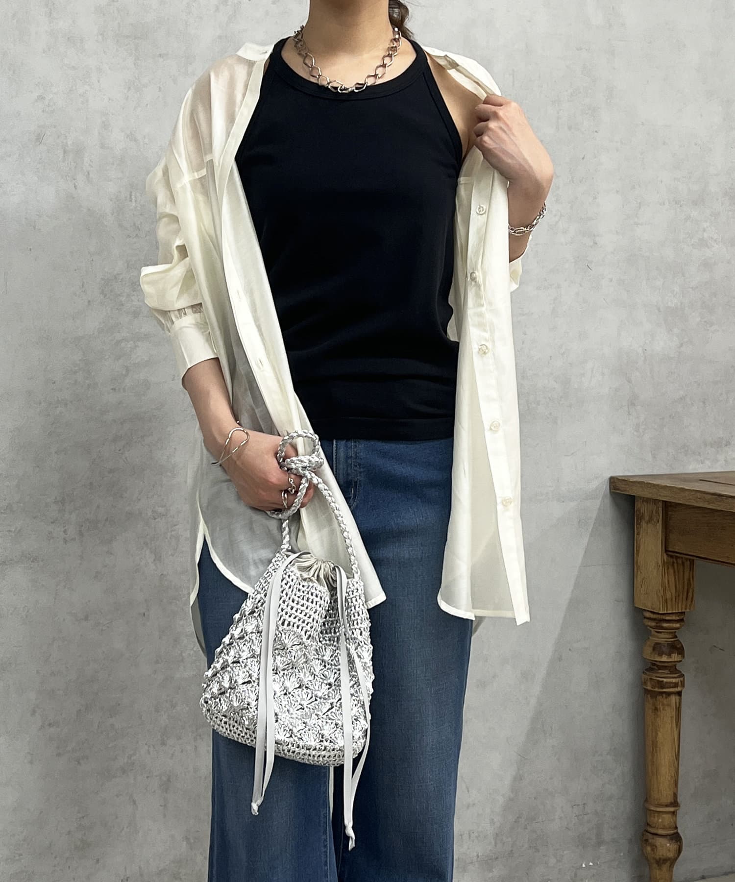 un dix cors(アンディコール) クロスタンク