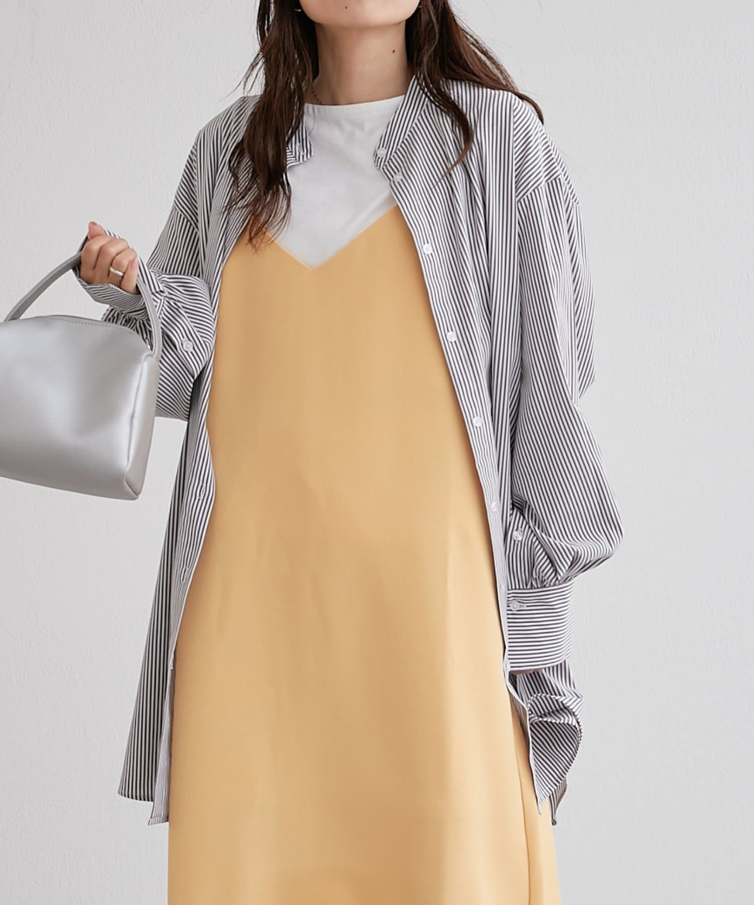 OUTLET(アウトレット) 【CIAOPANIC TYPY】テックウールVネックキャミワンピース　