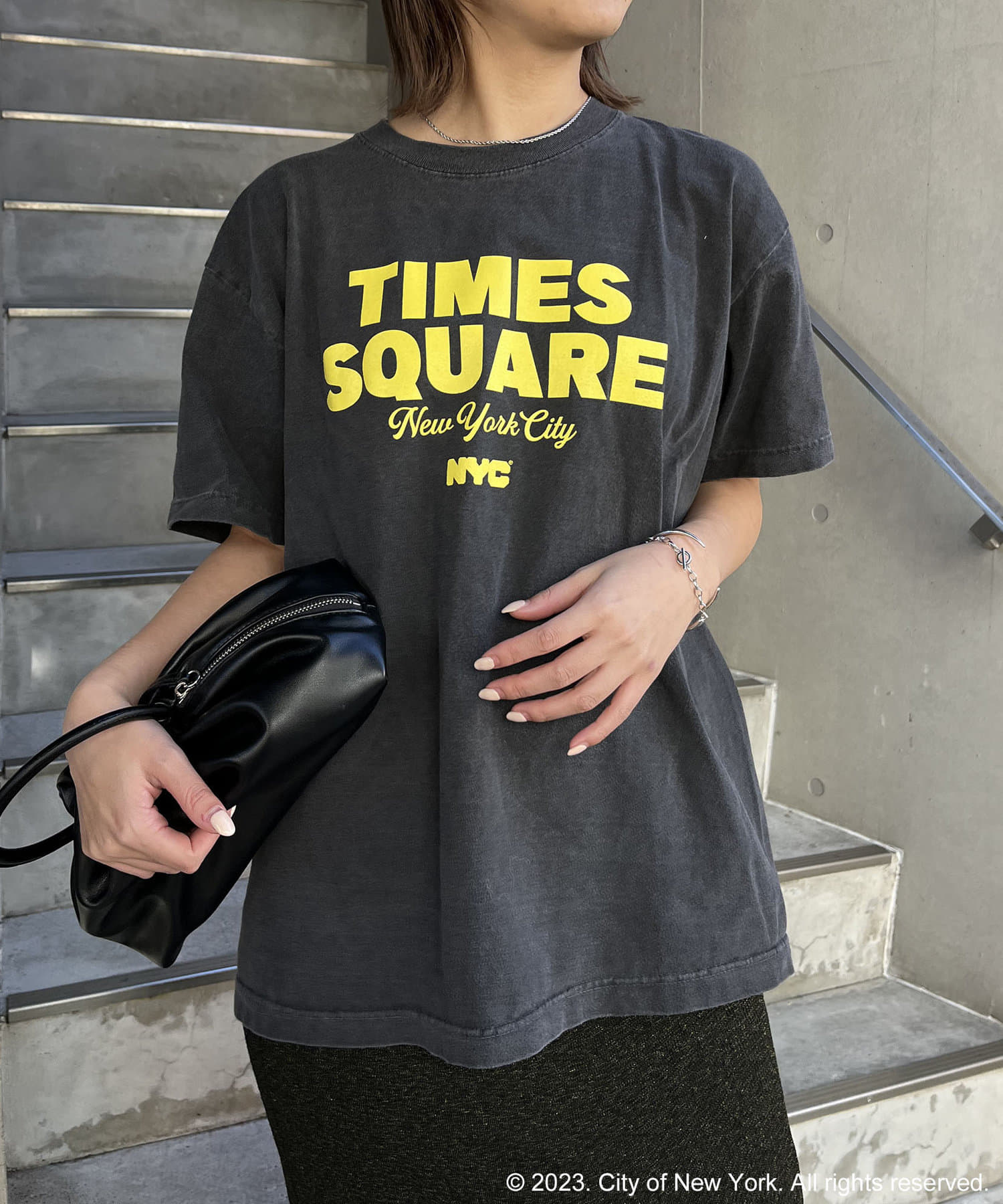 GOOD ROCK SPEED〉TIMES SQUARE Tシャツ | CAPRICIEUX LE'MAGE(カプリ