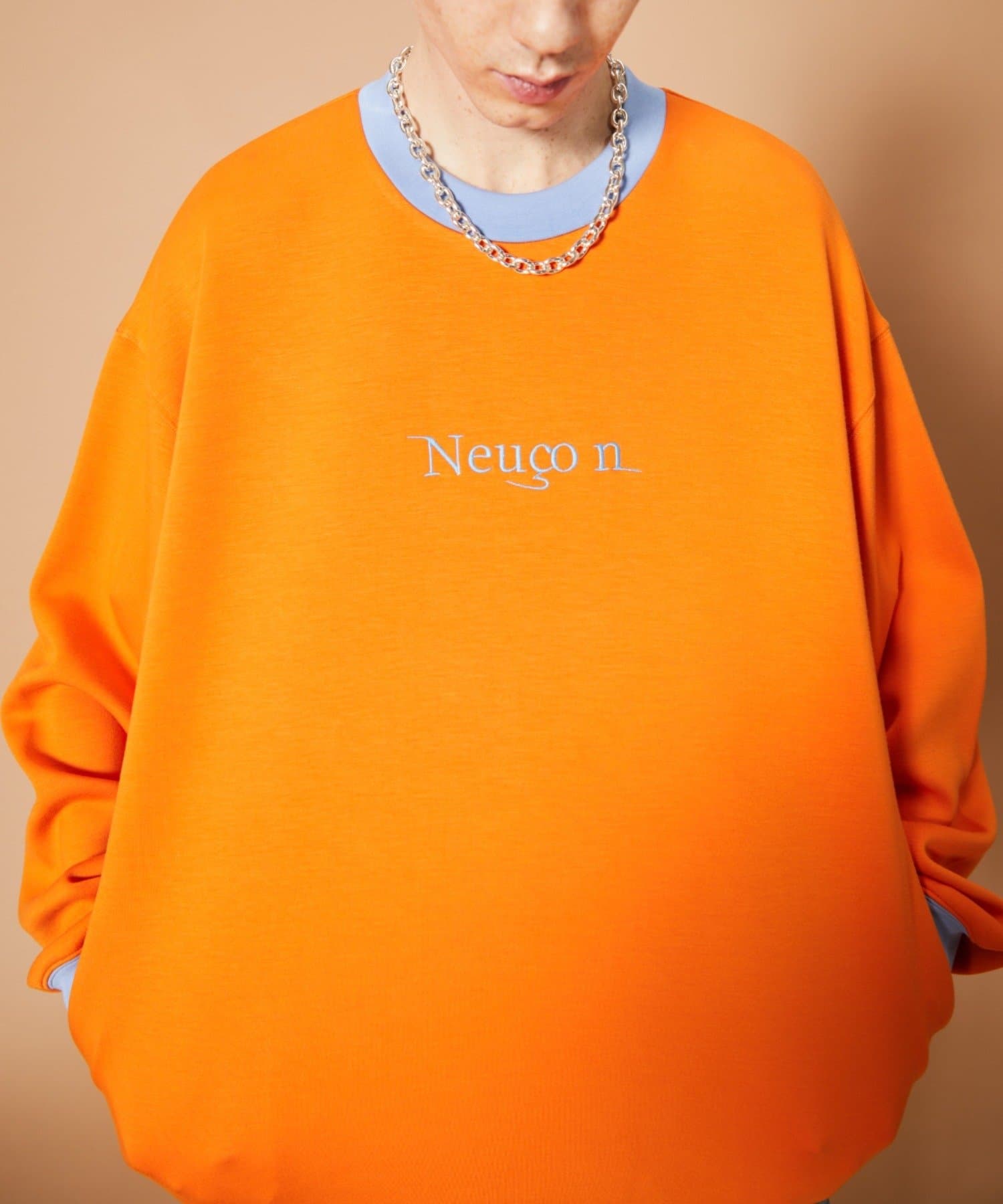 Neucon】23SS リンガー刺繍ロゴオーバースウェット | Lui's(ルイス