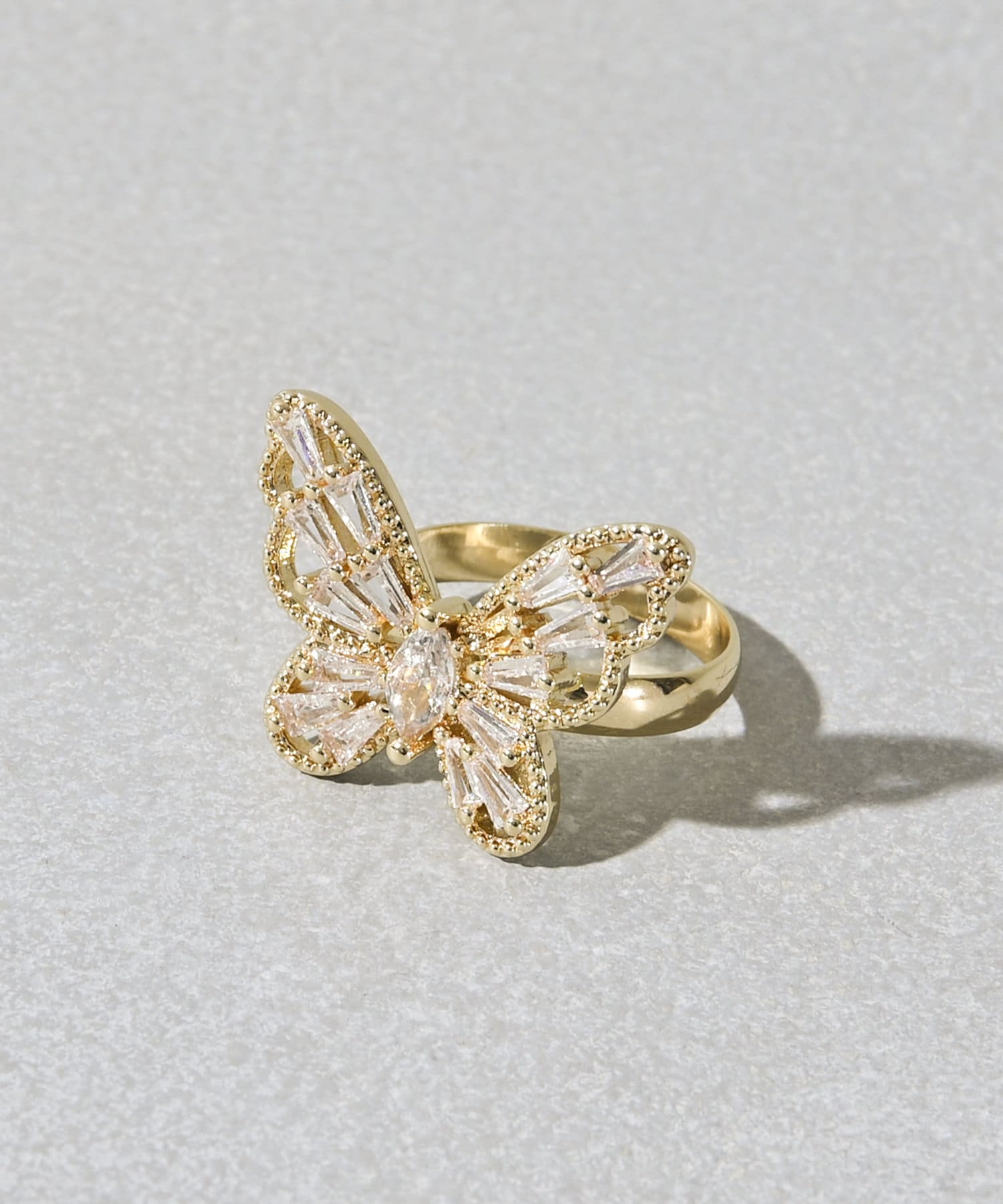 最大の割引 リング 蝶 ゴールド バタフライ 指輪 指環