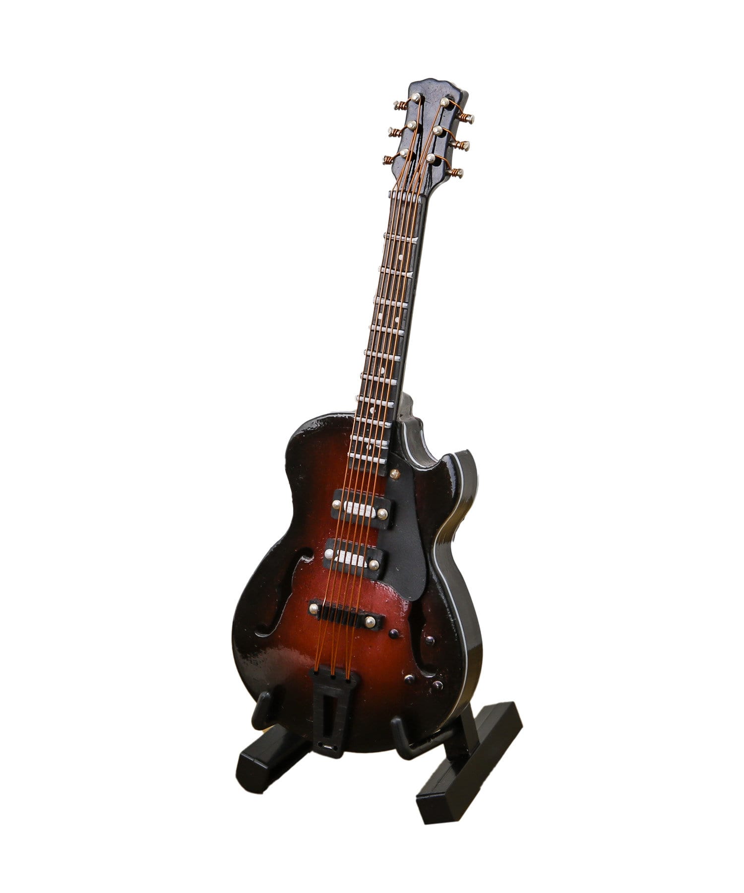 セミアコースティックギター セミアコースティックギターオブジェ(ブラウン) | salut!(サリュ