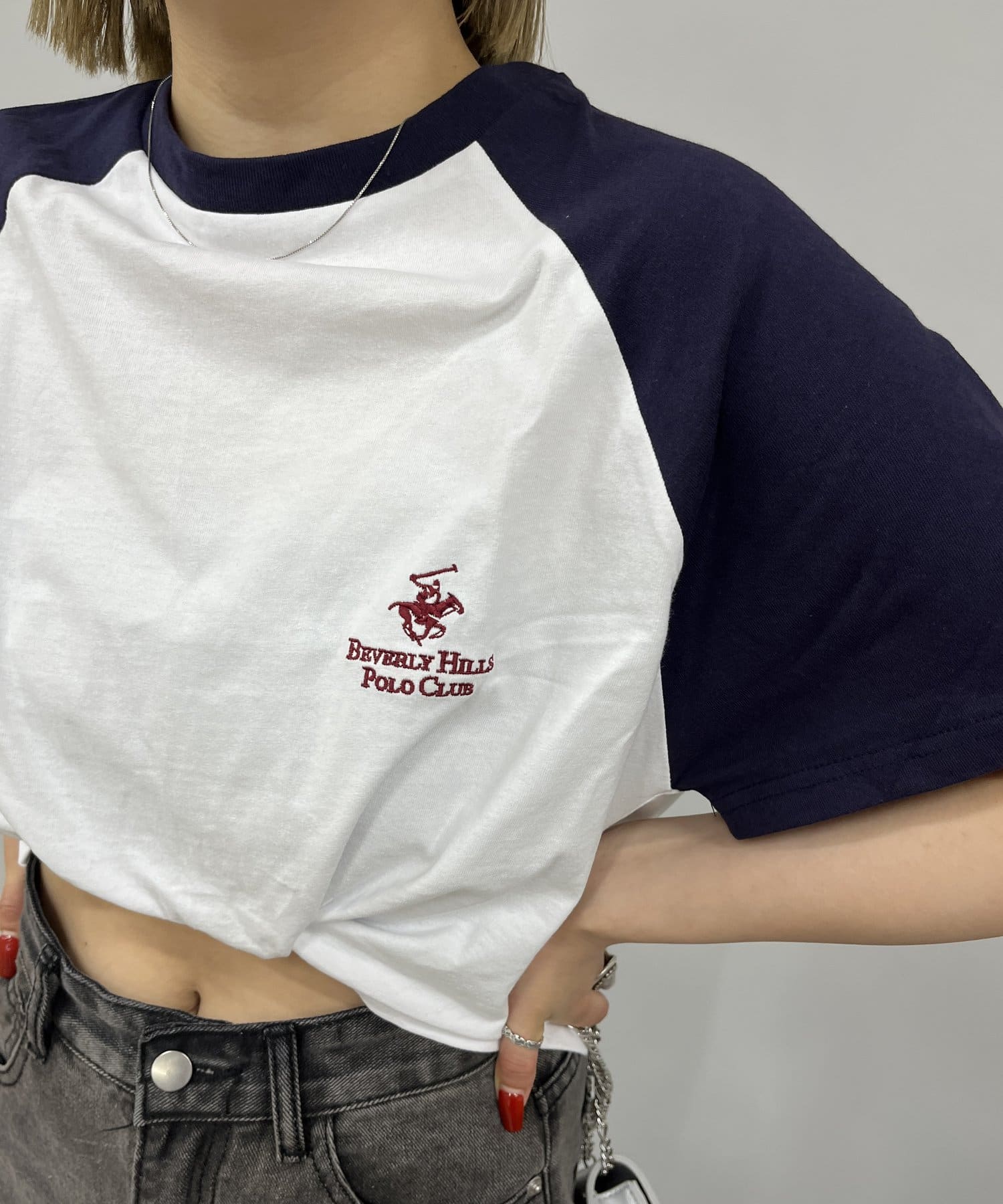 WHO’S WHO gallery(フーズフーギャラリー) BEVERLY HILLS POLO CLUBラグランTEE