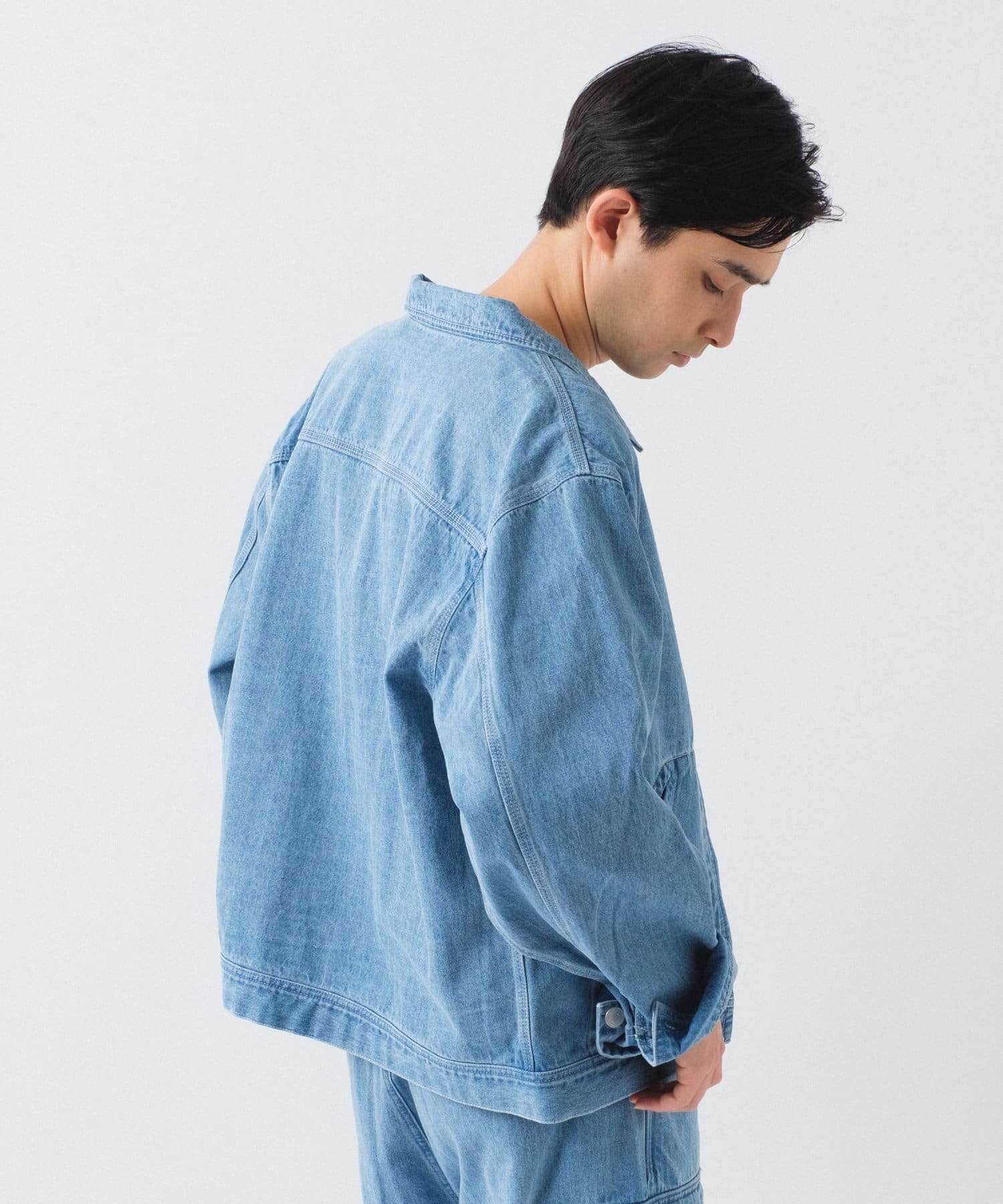 保障できる】 SHIRT kastane【WHIMSIC】DENIM UP ZIP WORK DENIM