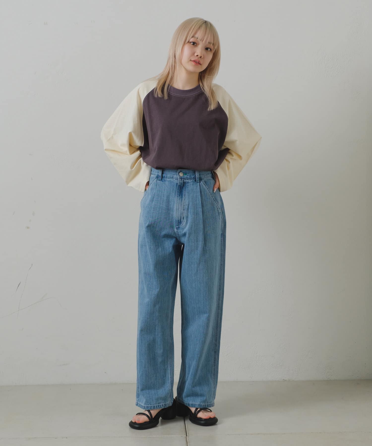 WHIMSIC/サイズ展開あり】DENIM WORK PANTS | Kastane(カスタネ