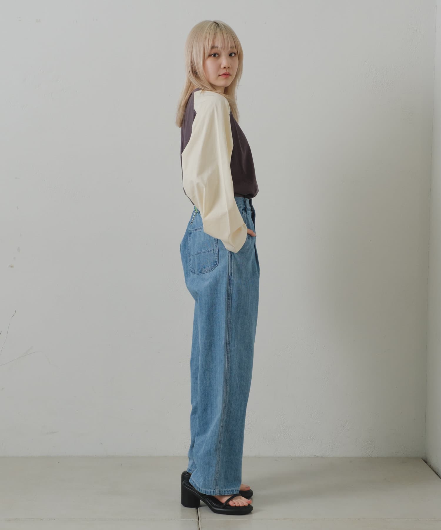 WHIMSIC/サイズ展開あり】DENIM WORK PANTS | Kastane(カスタネ