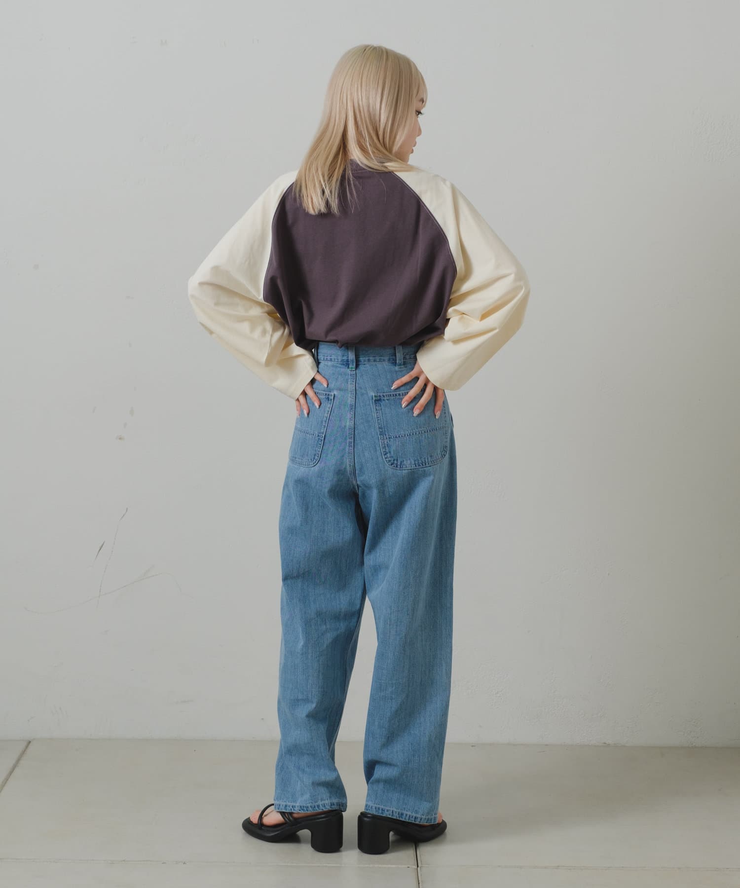 WHIMSIC/サイズ展開あり】DENIM WORK PANTS | Kastane(カスタネ