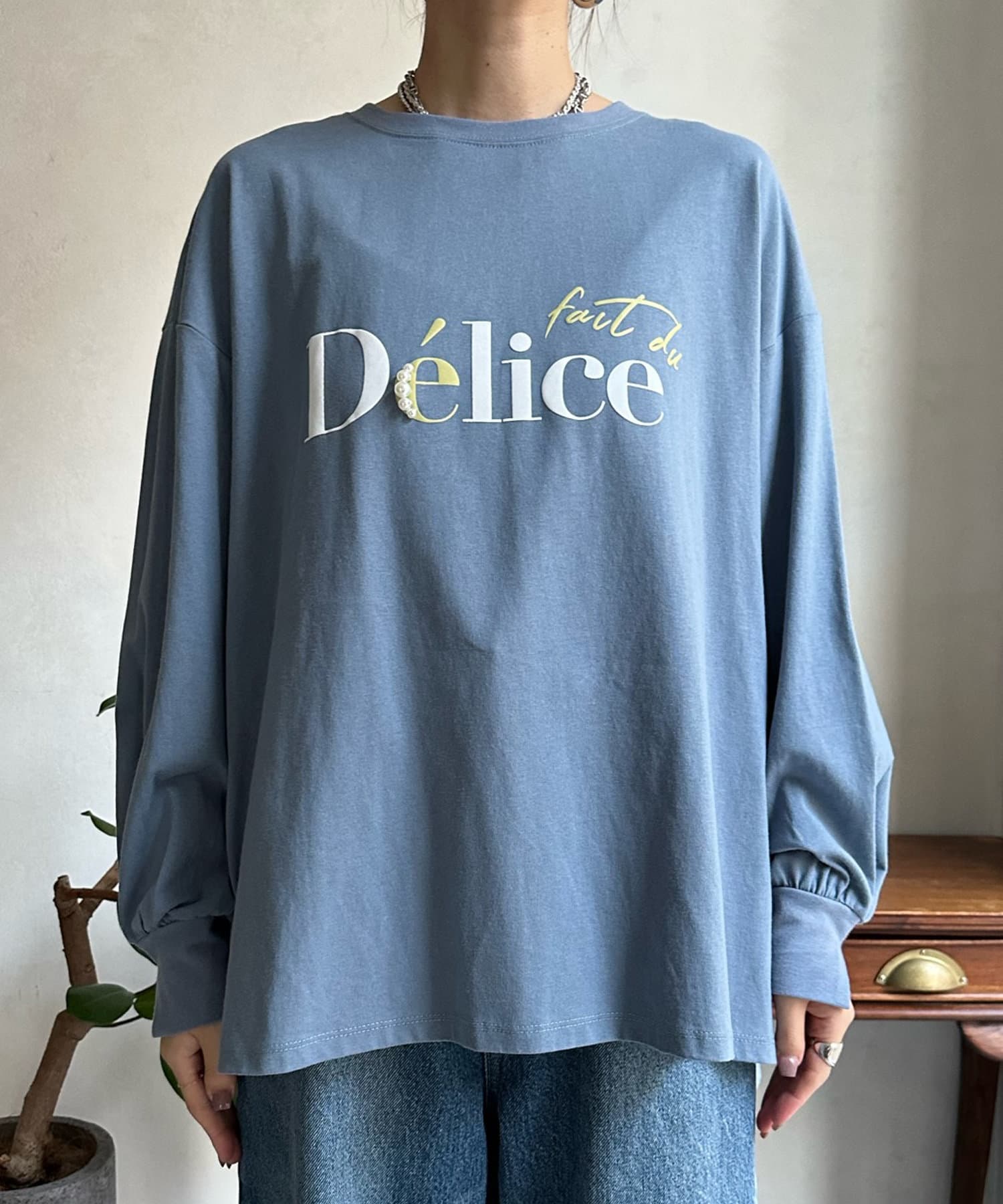 WEB限定】発砲プリントロゴロンTEE | DOUDOU(ドゥドゥ)レディース