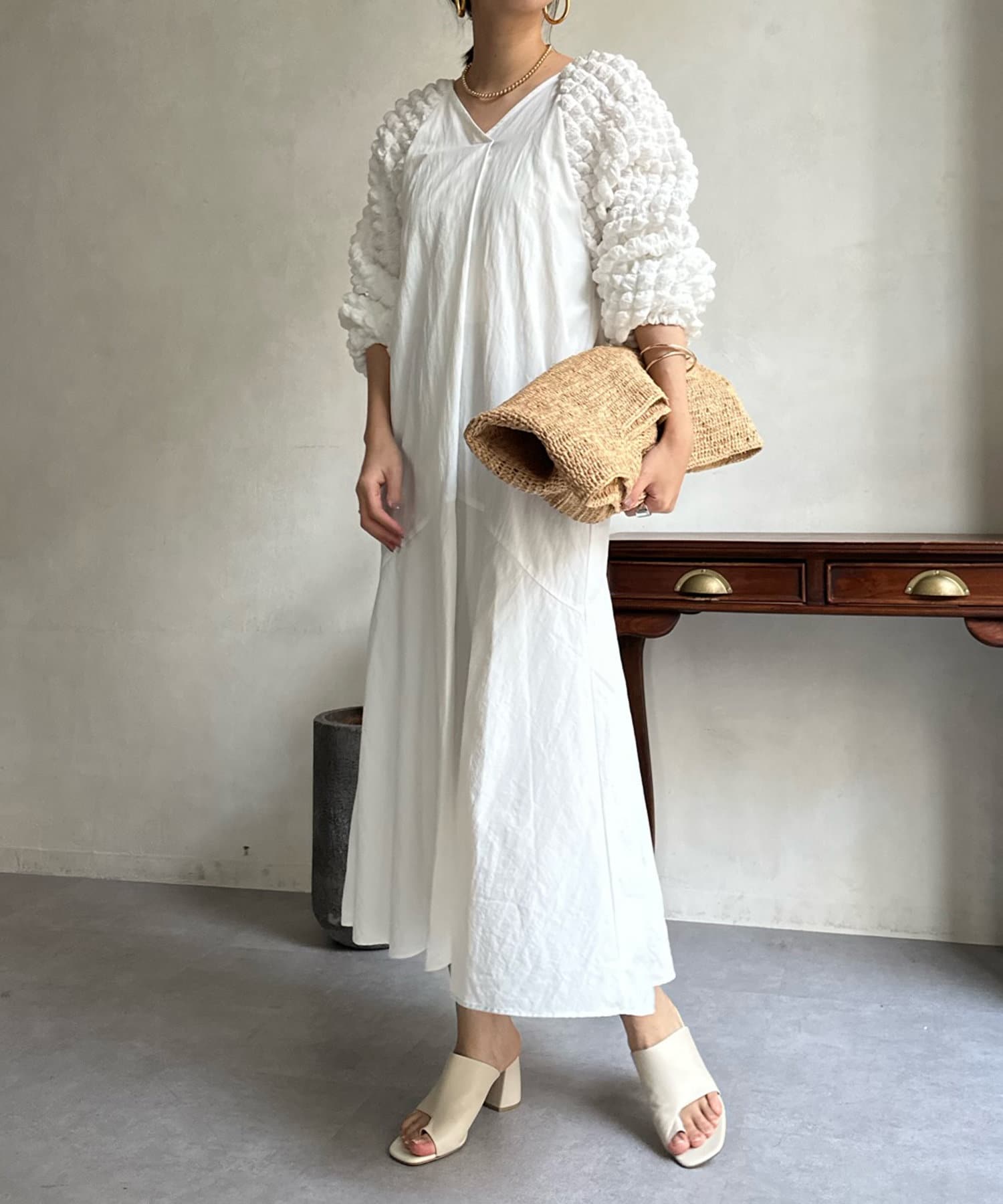 FRAPBOIS フラボア 異素材切り替え ティアードワンピース FRAPBOIS フラボア 異素材切り替え ティアードワンピース - メルカリ