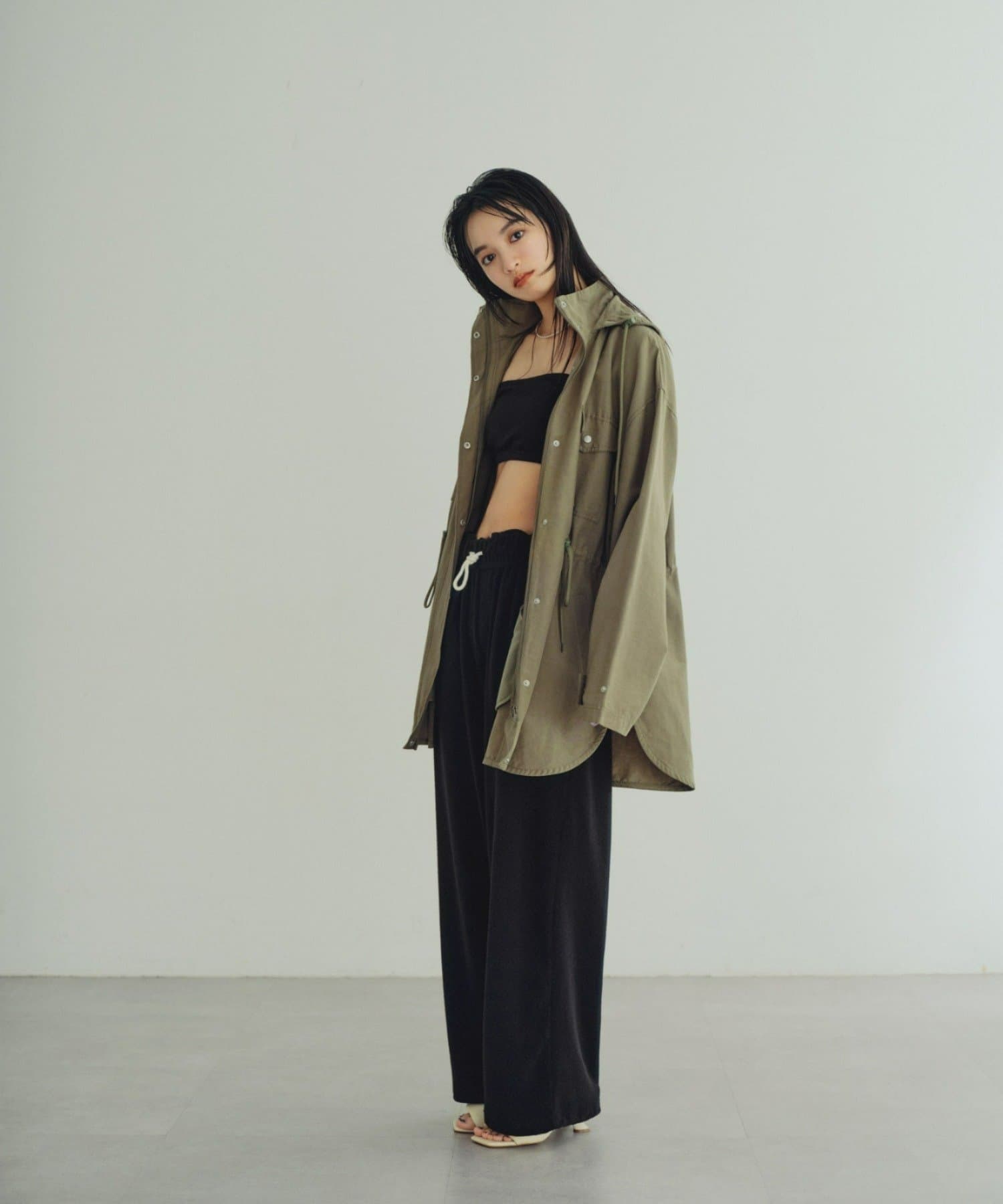 C.E  single trench blouson