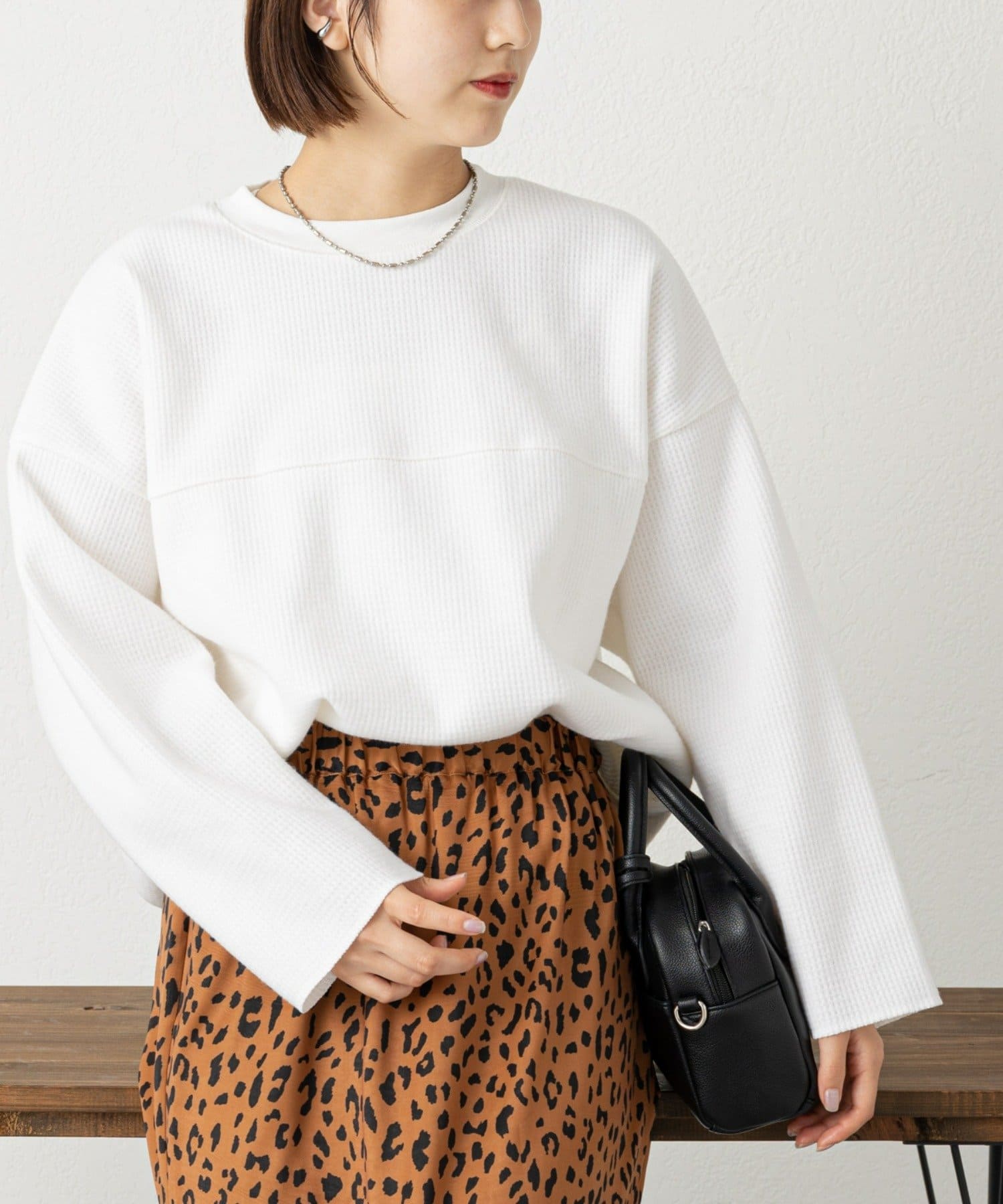 OUTLET(アウトレット) 【CIAOPANIC TYPY】【大西流星さん着用】ワッフル起毛プルオーバー