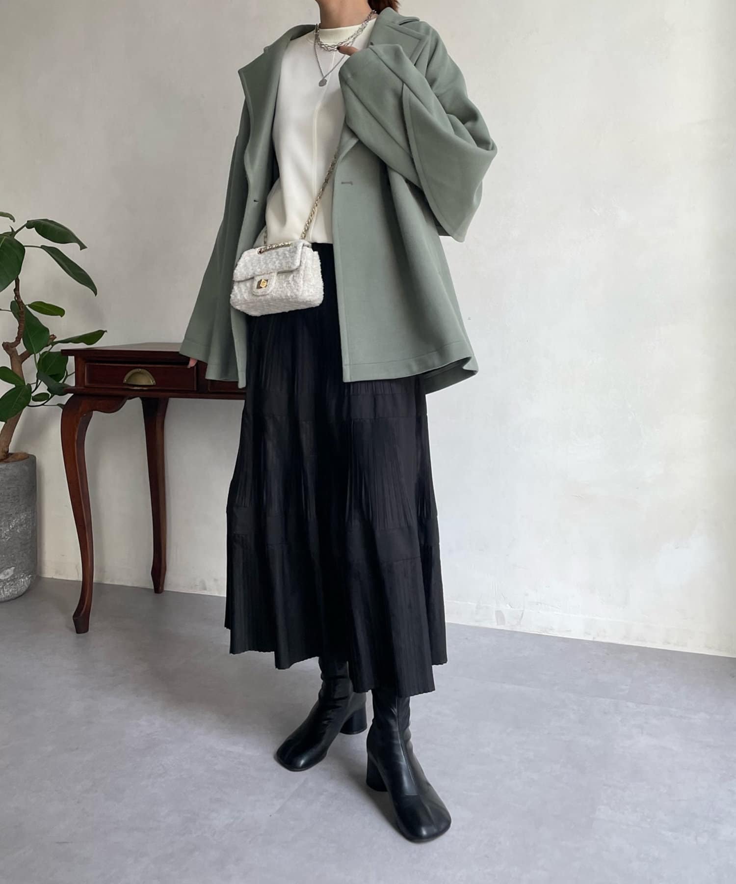 楽天市場】【SALE／60%OFF】【DouDou】バックフリルメルトン