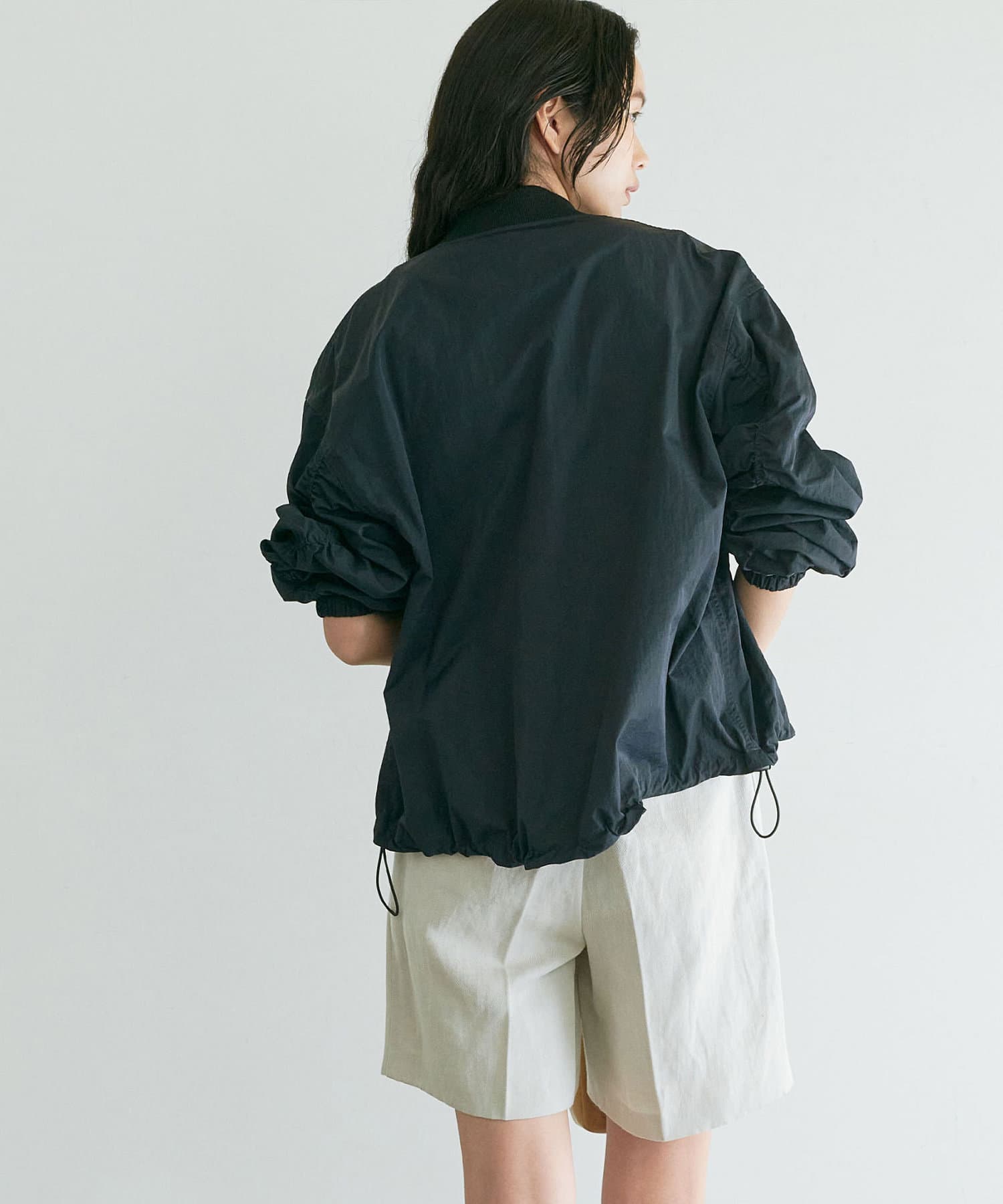 なしGALLARDAGALANTE ツイルMA-1 ネイビー 完売品 - mypantum.com