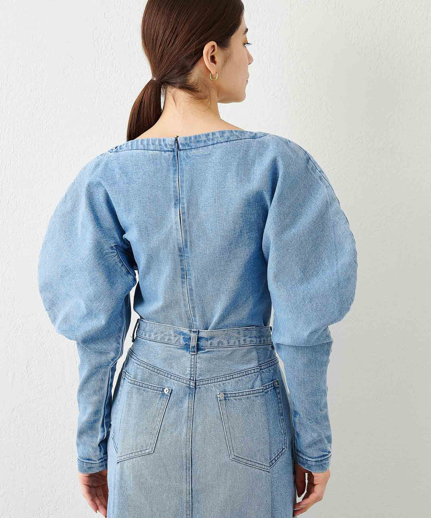 DENIM ストレッチプルオーバー | Whim Gazette(ウィム ガゼット