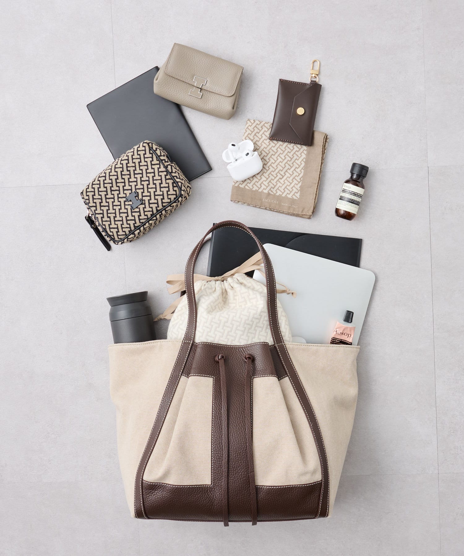 テーラ TOTE CANVAS/CERVO | IACUCCI(イアクッチ)レディース | PAL 