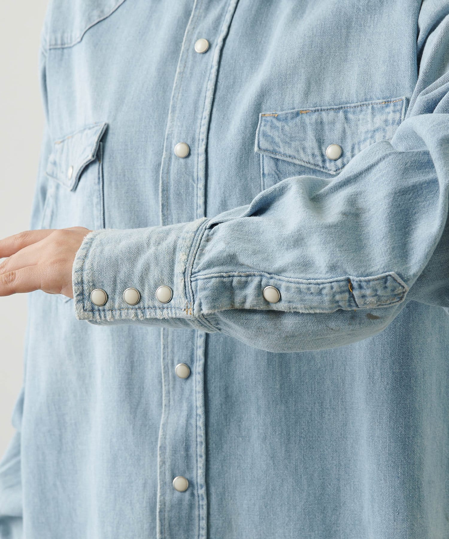 RED CARD レッドカード☆完売Nelly Denim Shirts-