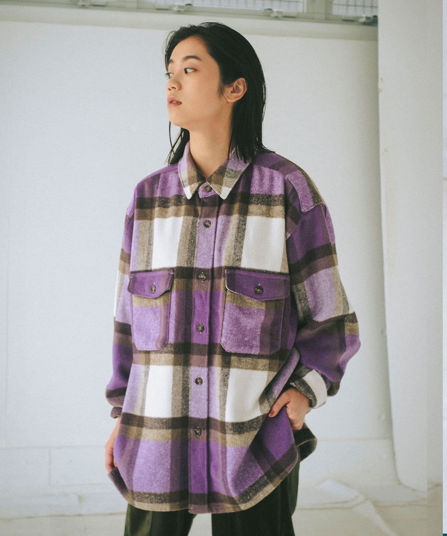 OUTLET(アウトレット) 【Kastane】HEAVY FLANNEL CHECK SHIRT
