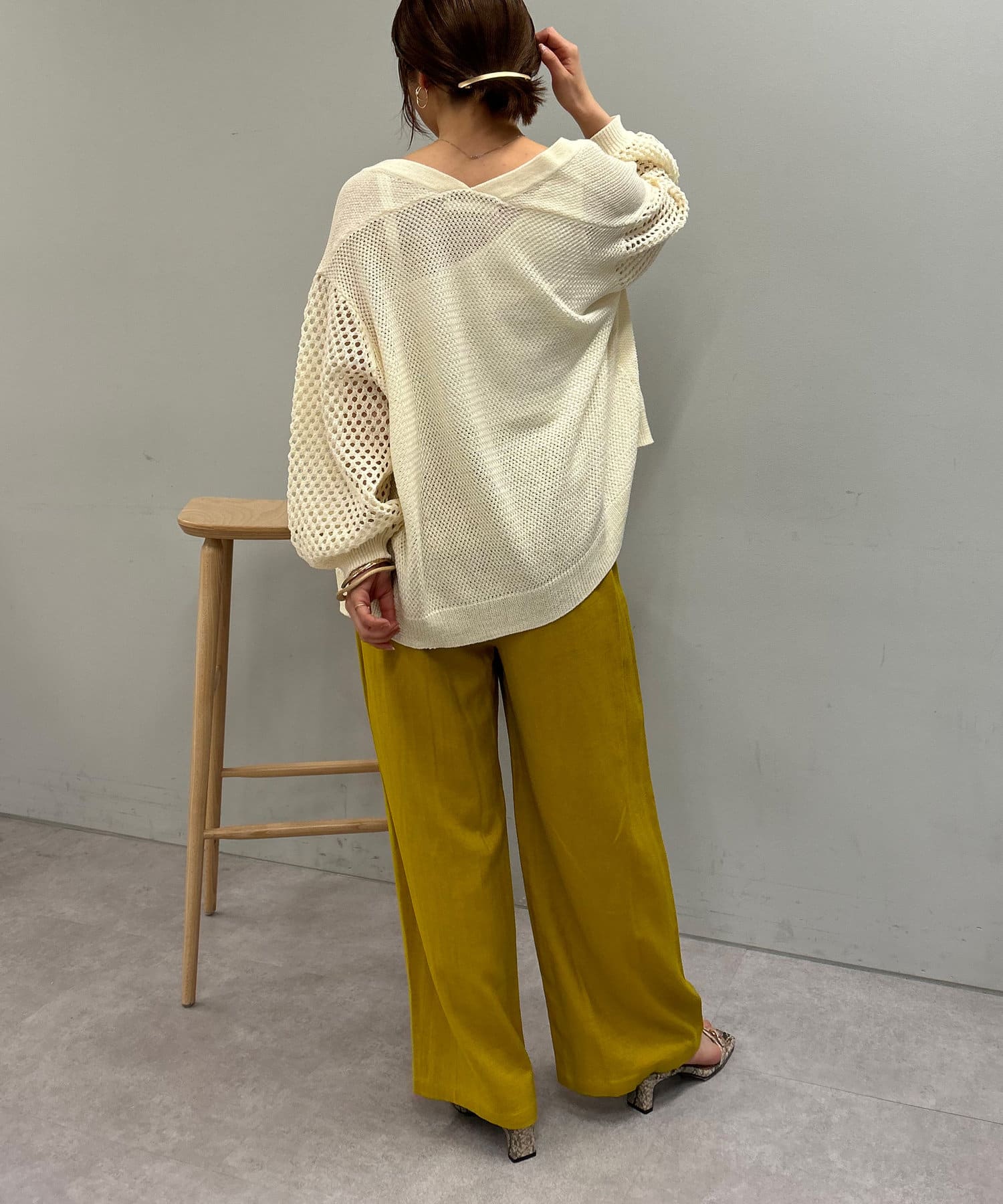 Jena　espace merveilleux(ジェナ　エスパスメルヴェイユ) 【名品アイテム】リネンイージーパンツ