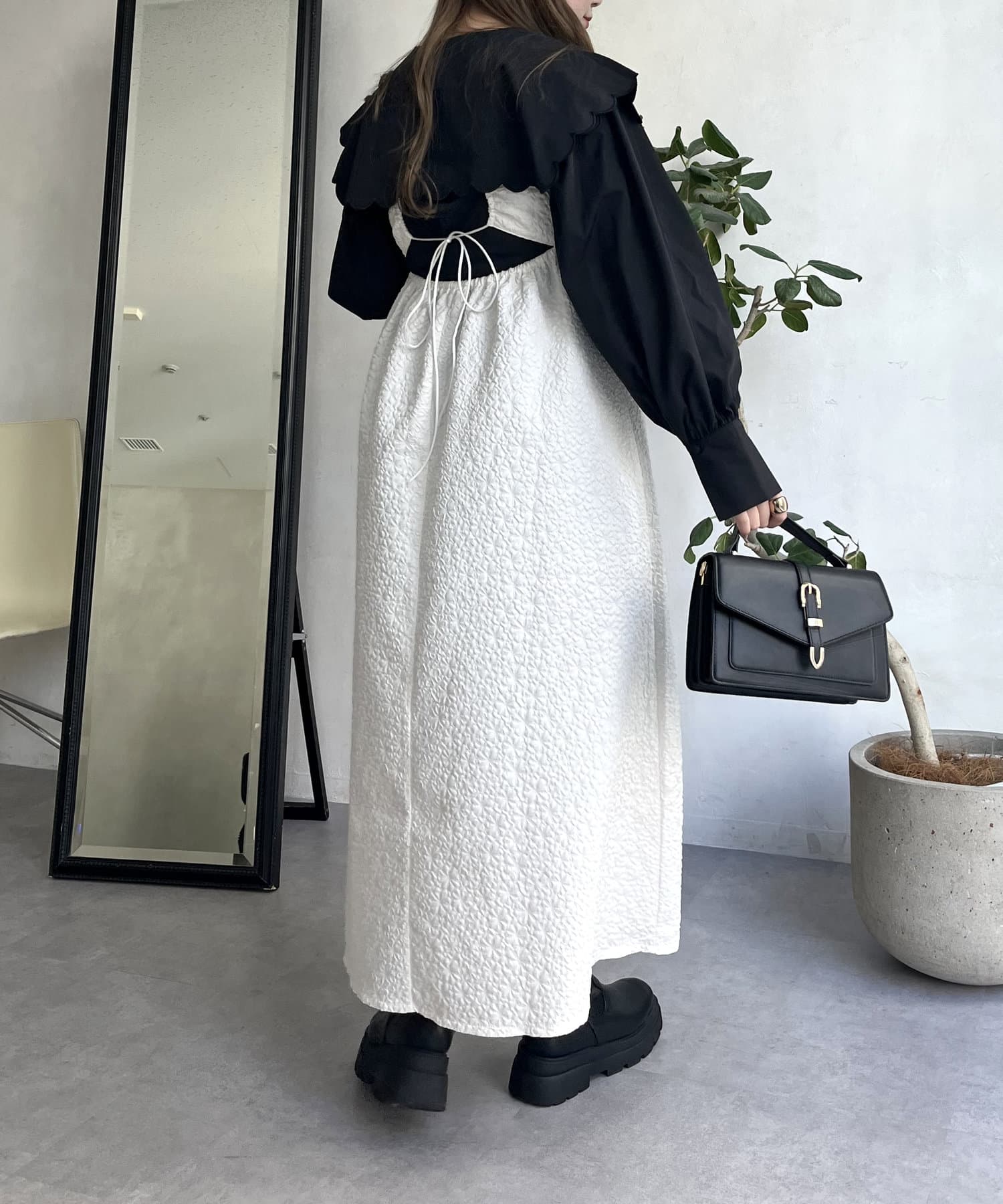 prose verse(プロズヴェール) フラワージャガードキャミワンピース