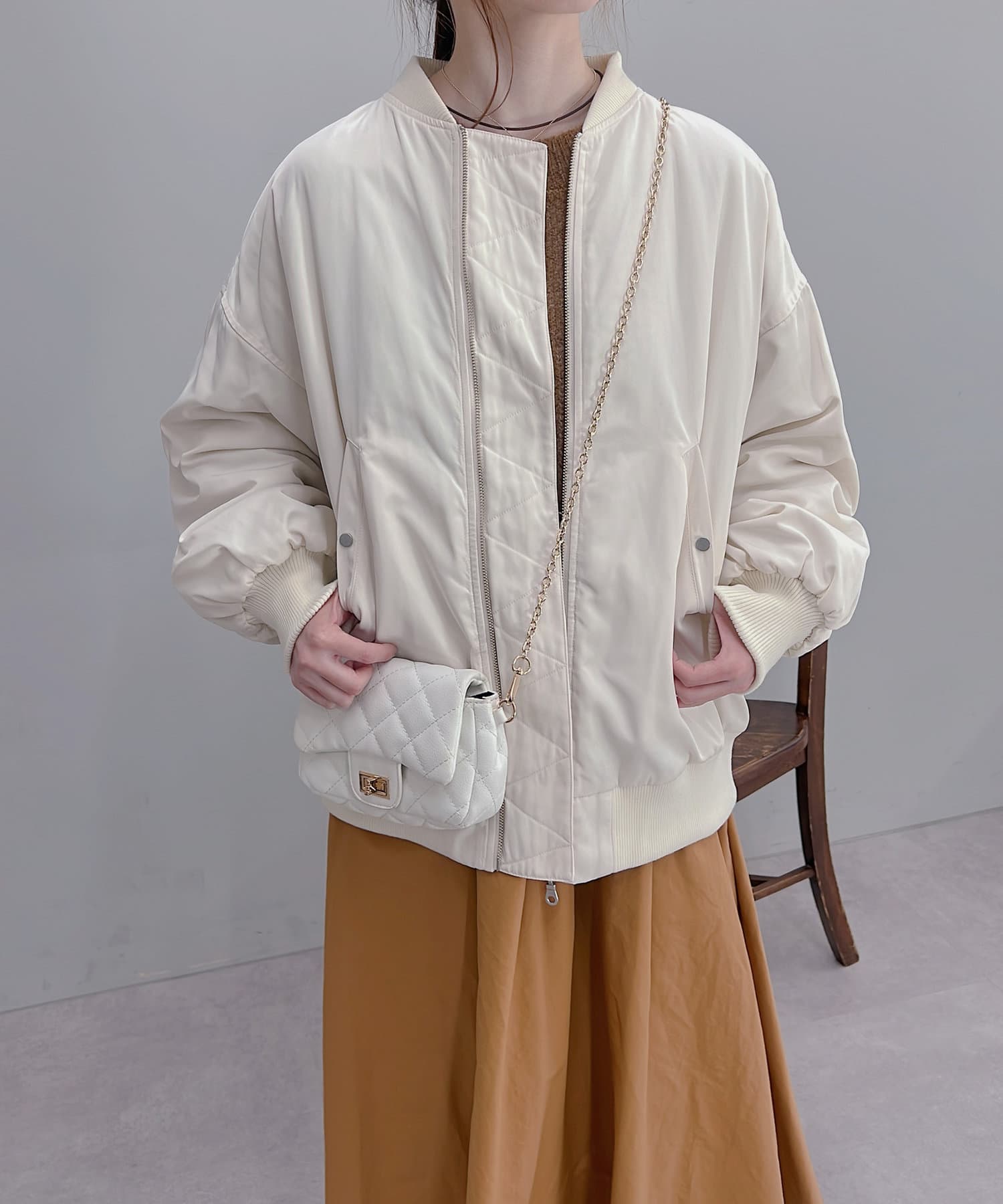 un dix cors(アンディコール) 中綿MA-1