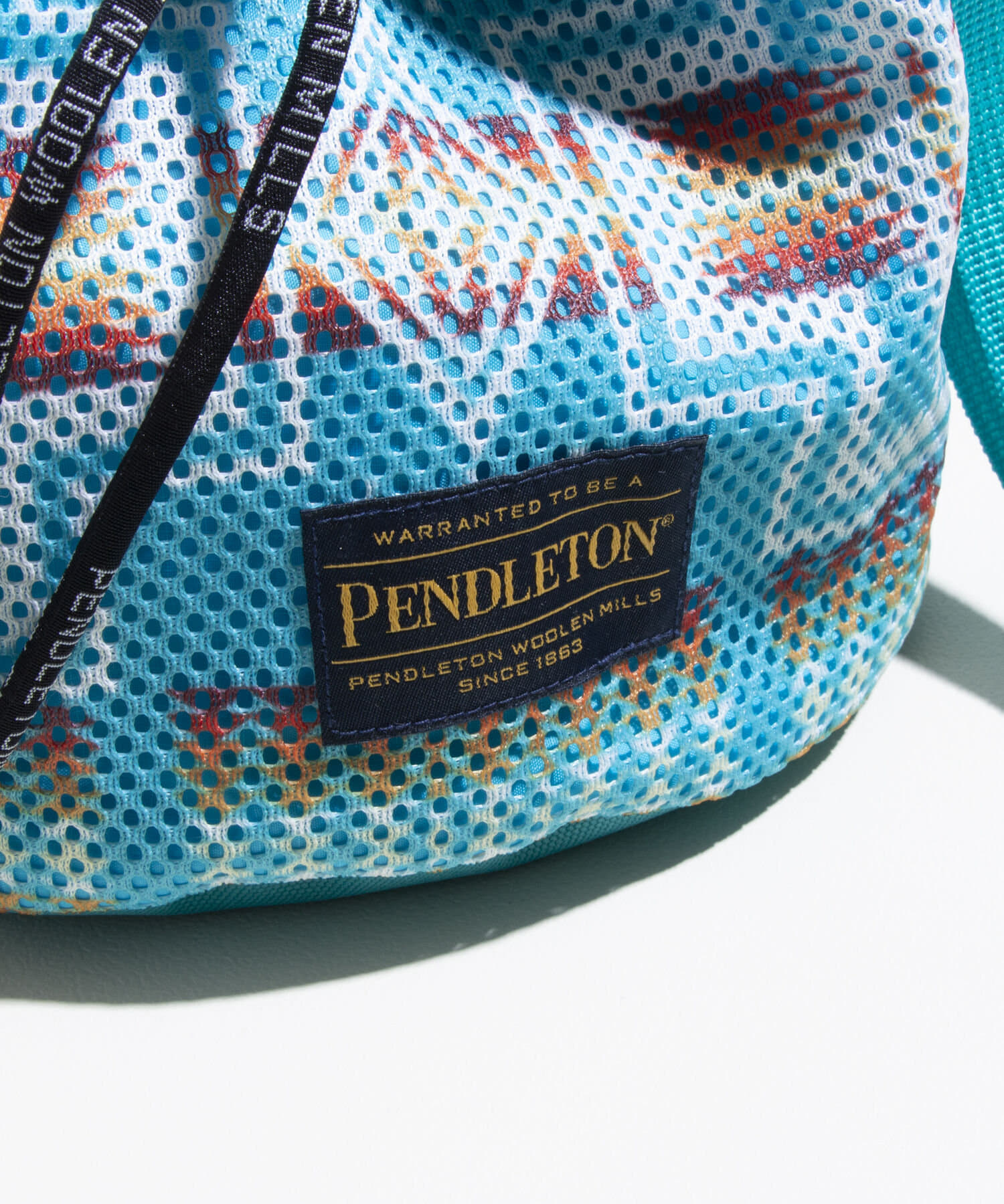 PENDLETON】別注2WAYショルダーバッグ メッシュ 巾着ショルダー 