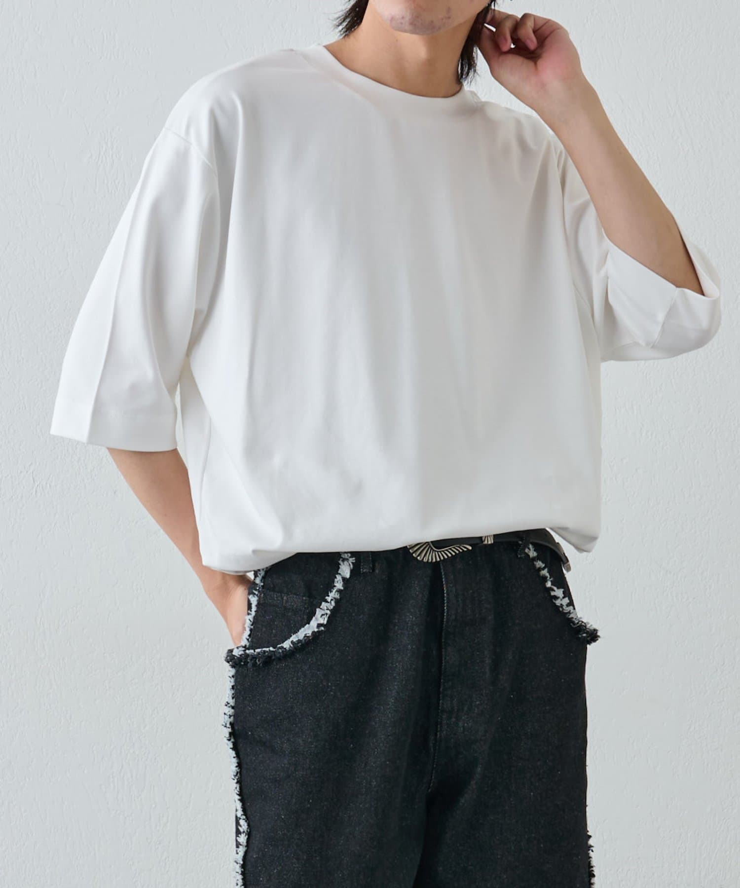 スマート半袖裾スリットBIGTシャツ | COLONY 2139(コロニー トゥーワン