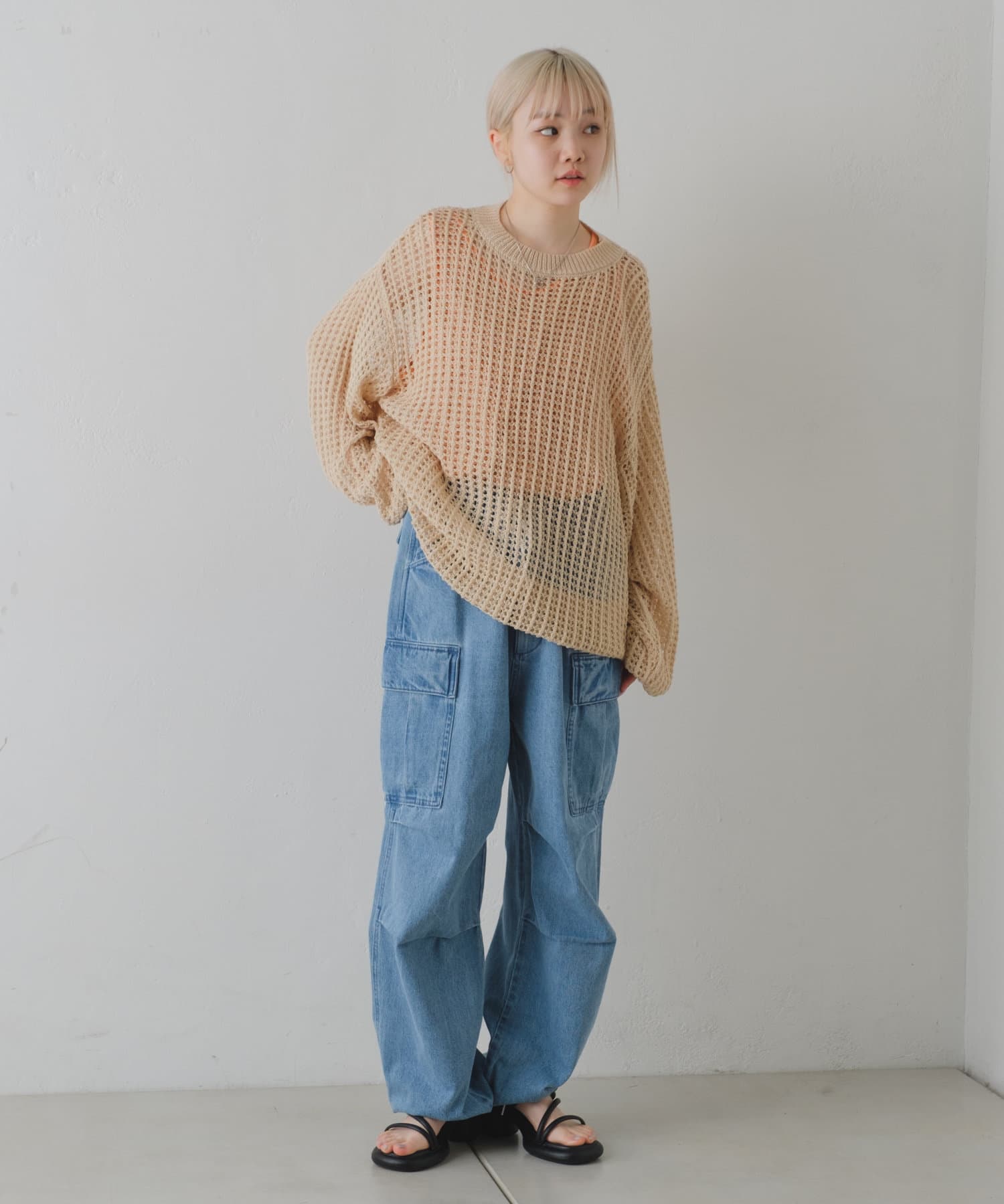 WHIMSIC】MESH KNIT PULL OVER | Kastane(カスタネ)レディース | PAL 