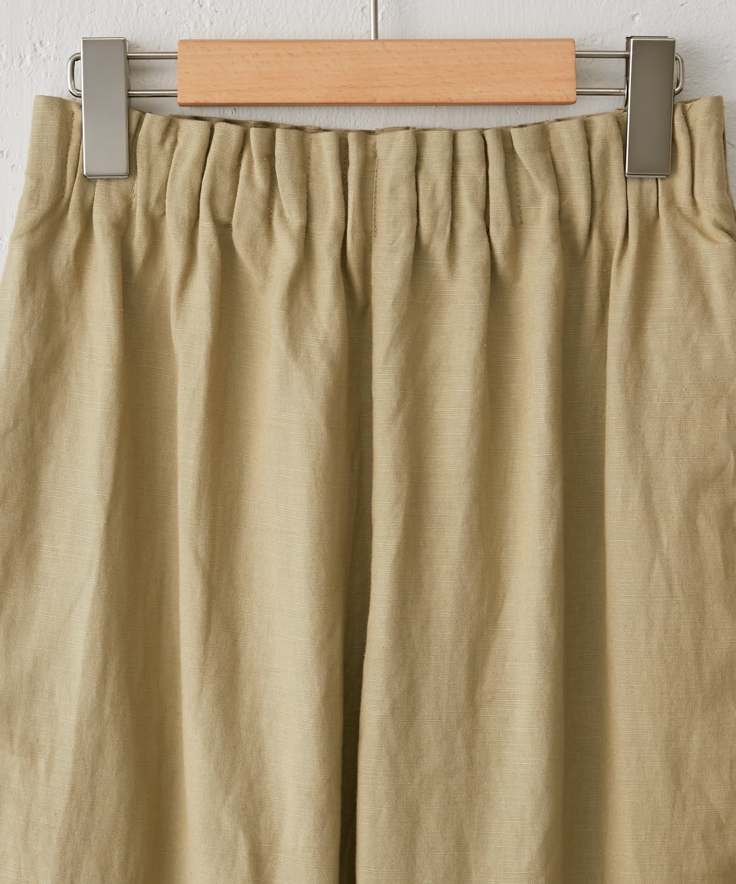 Jena　espace merveilleux(ジェナ　エスパスメルヴェイユ) 【名品】リネンキャタピラーテーパードパンツ