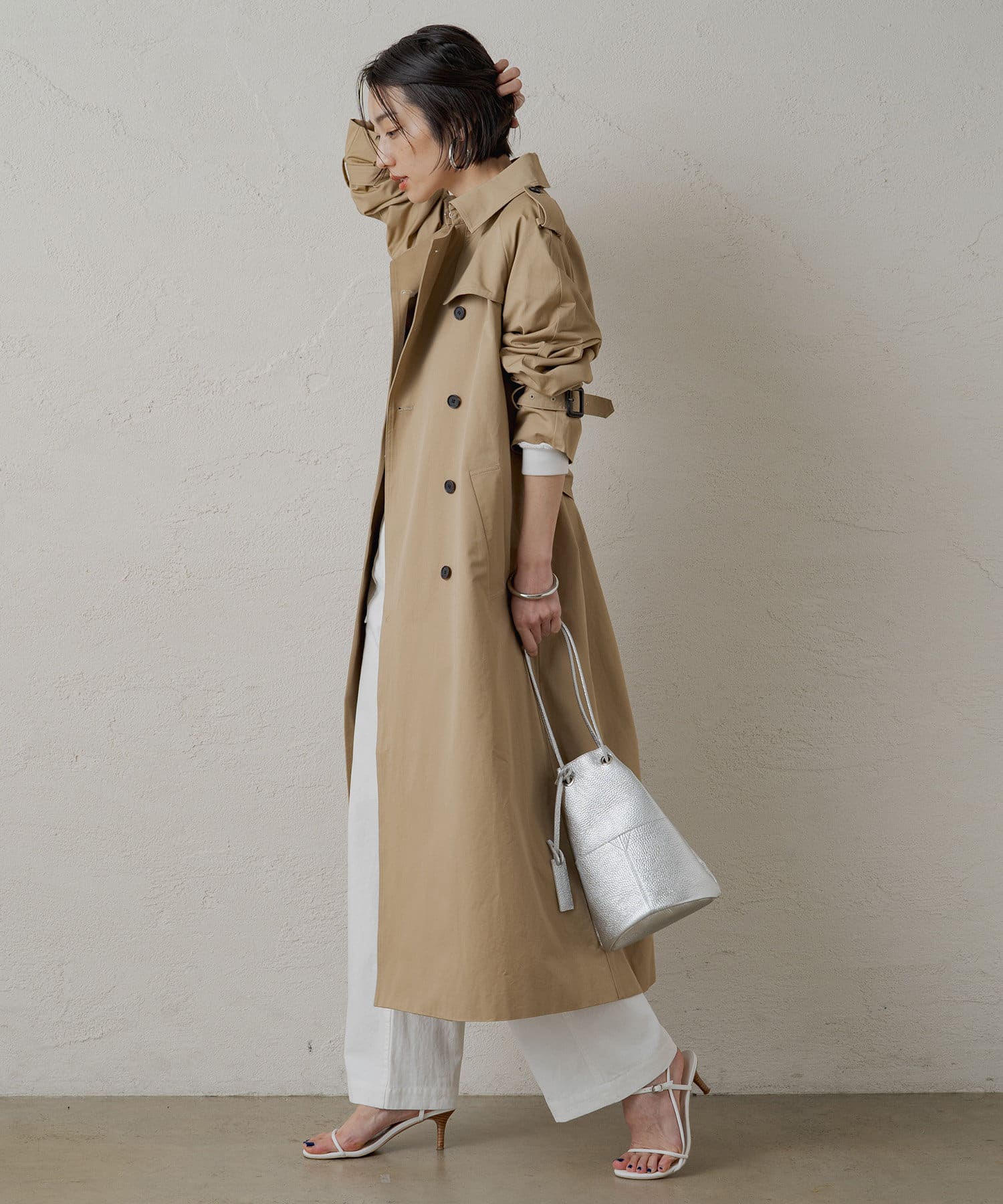 Loungedress ラウンジドレス BASICトレンチコート