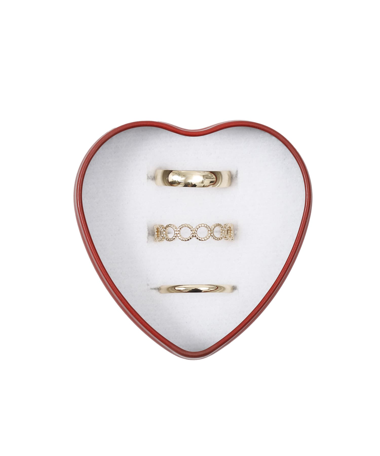 Lattice(ラティス) ハート缶セットリング