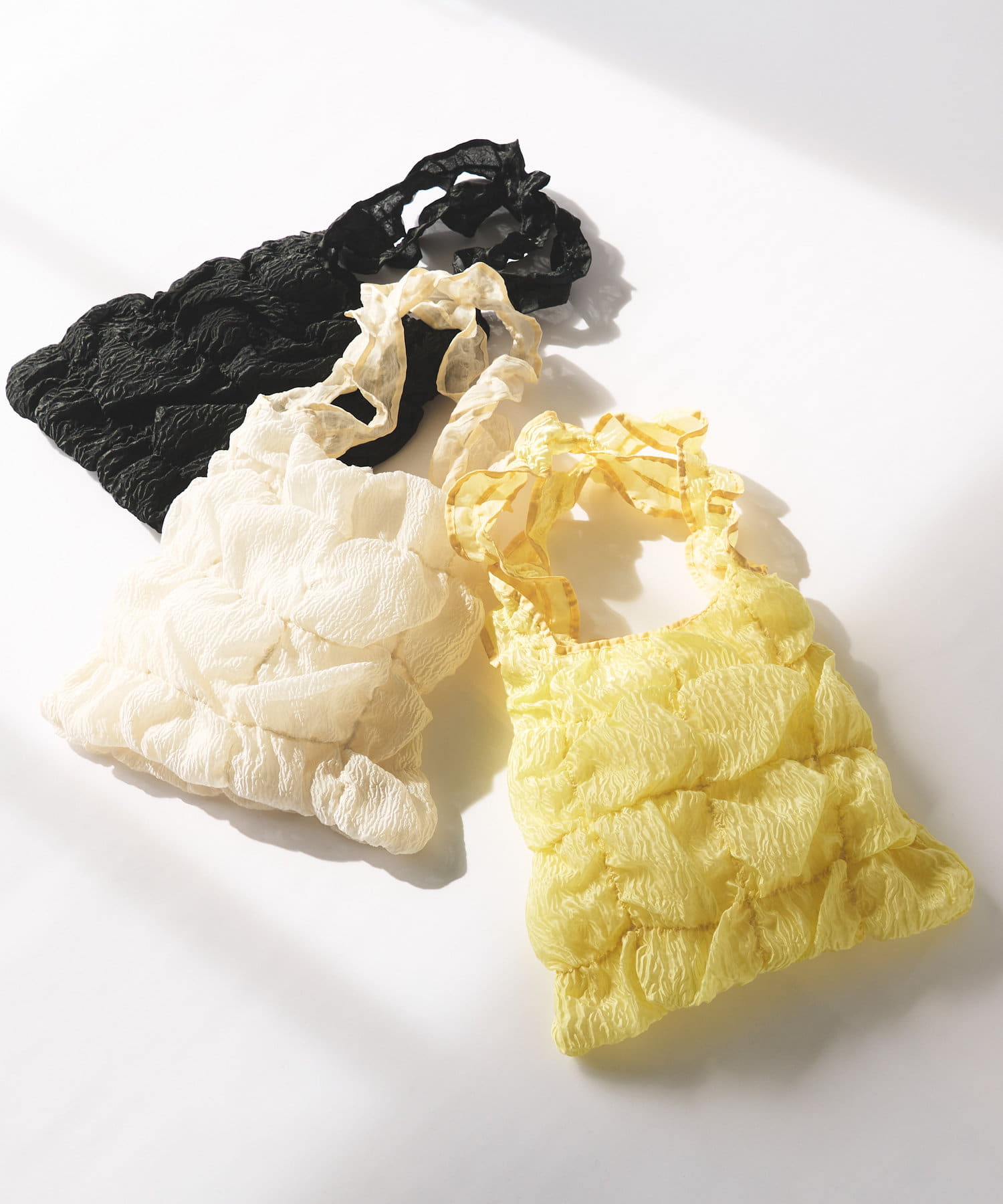 un dix cors(アンディコール) スクエアギャザートートバッグ