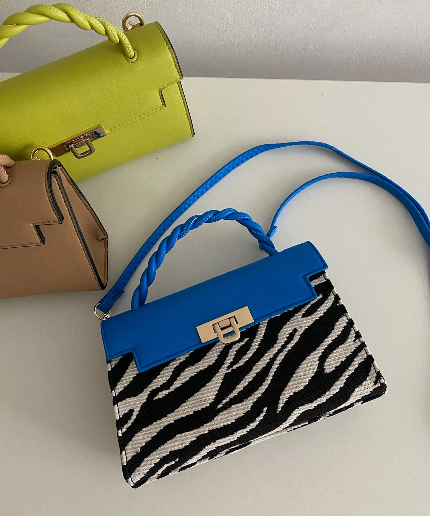 DOUDOU(ドゥドゥ) 【WEB限定】ネジリハンドルミニバーキンショルダー