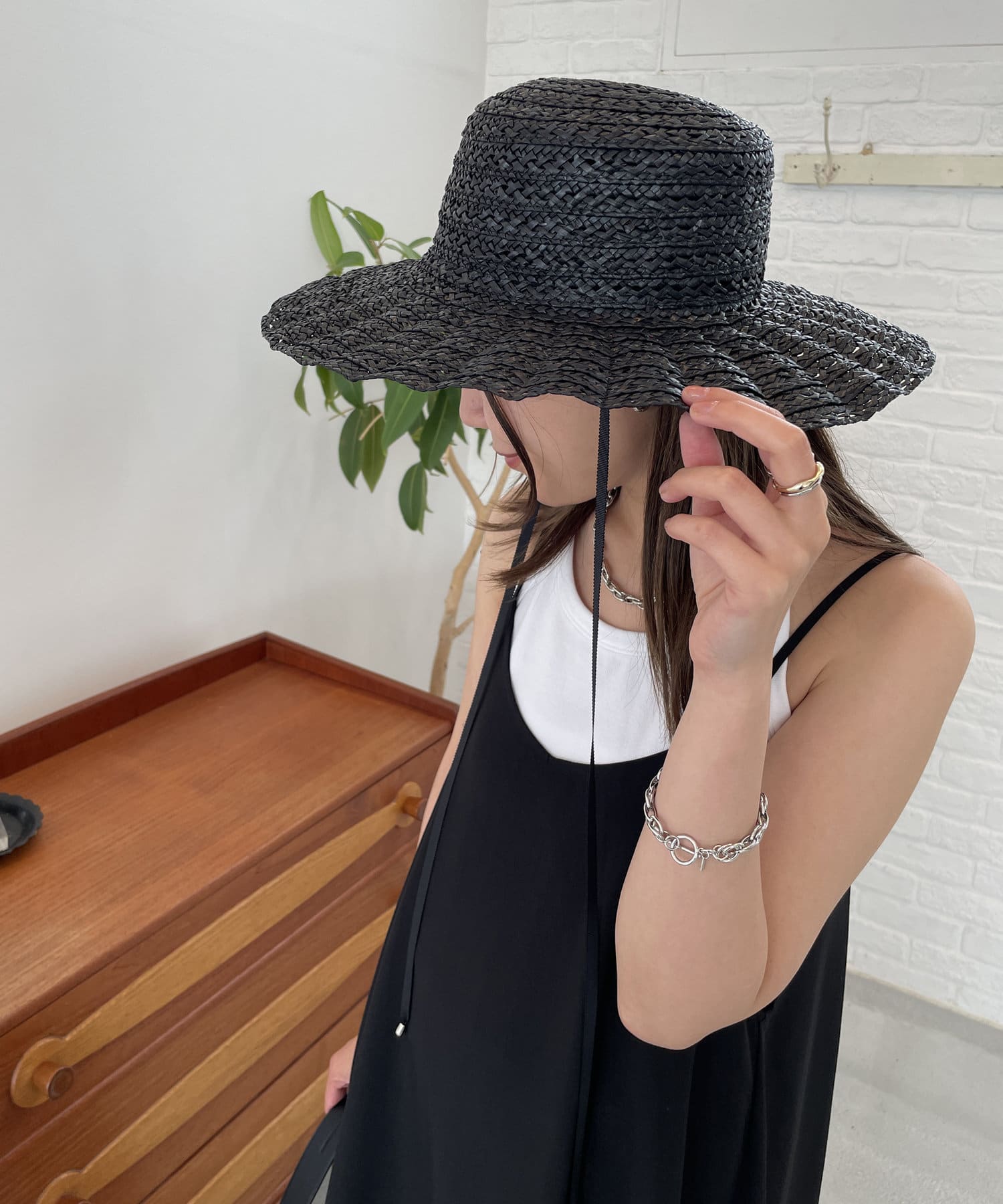 un dix cors(アンディコール) 透かしなみなみハット