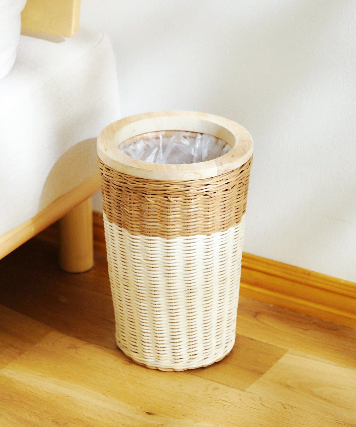 salut!(サリュ) ダストバスケット／natural x pale tone