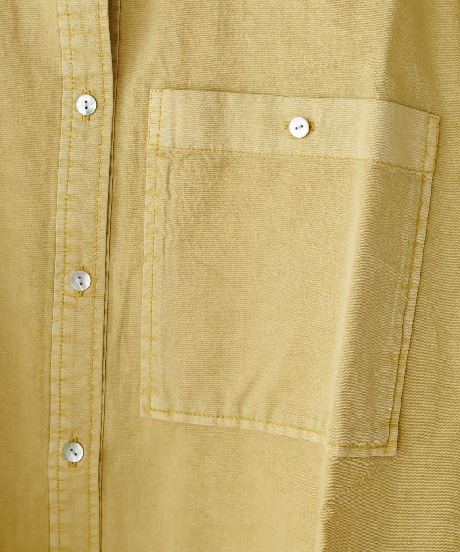 Jena　espace merveilleux(ジェナ　エスパスメルヴェイユ) 【セットアップ可能】コットンダンプワイドシャツ