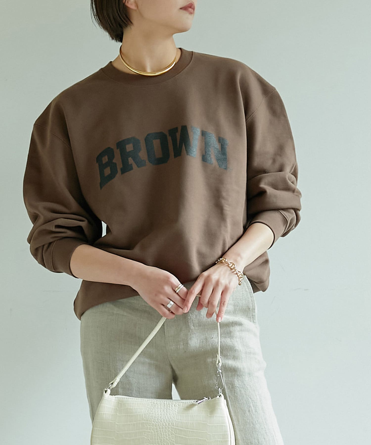 Brown Univ. ロゴスウェット/DBR【オンラインストア限定商品