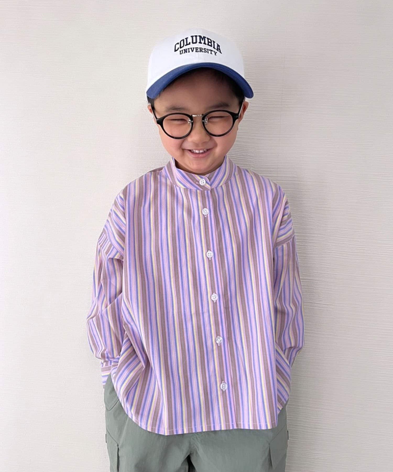 KIDS】【OSORO】マルチストライプバンドカラーシャツ | CIAOPANIC TYPY
