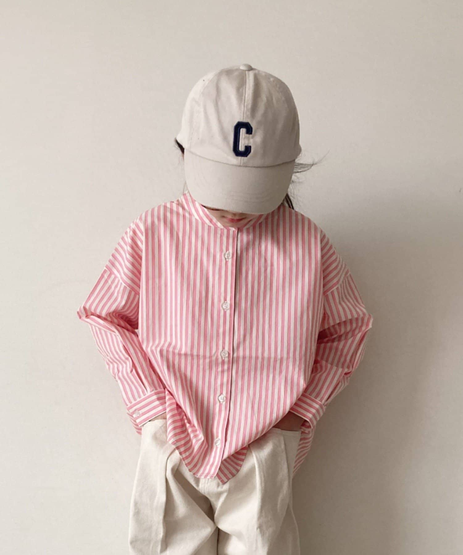 CIAOPANIC TYPY(チャオパニックティピー) 【KIDS】【OSORO】マルチストライプバンドカラーシャツ
