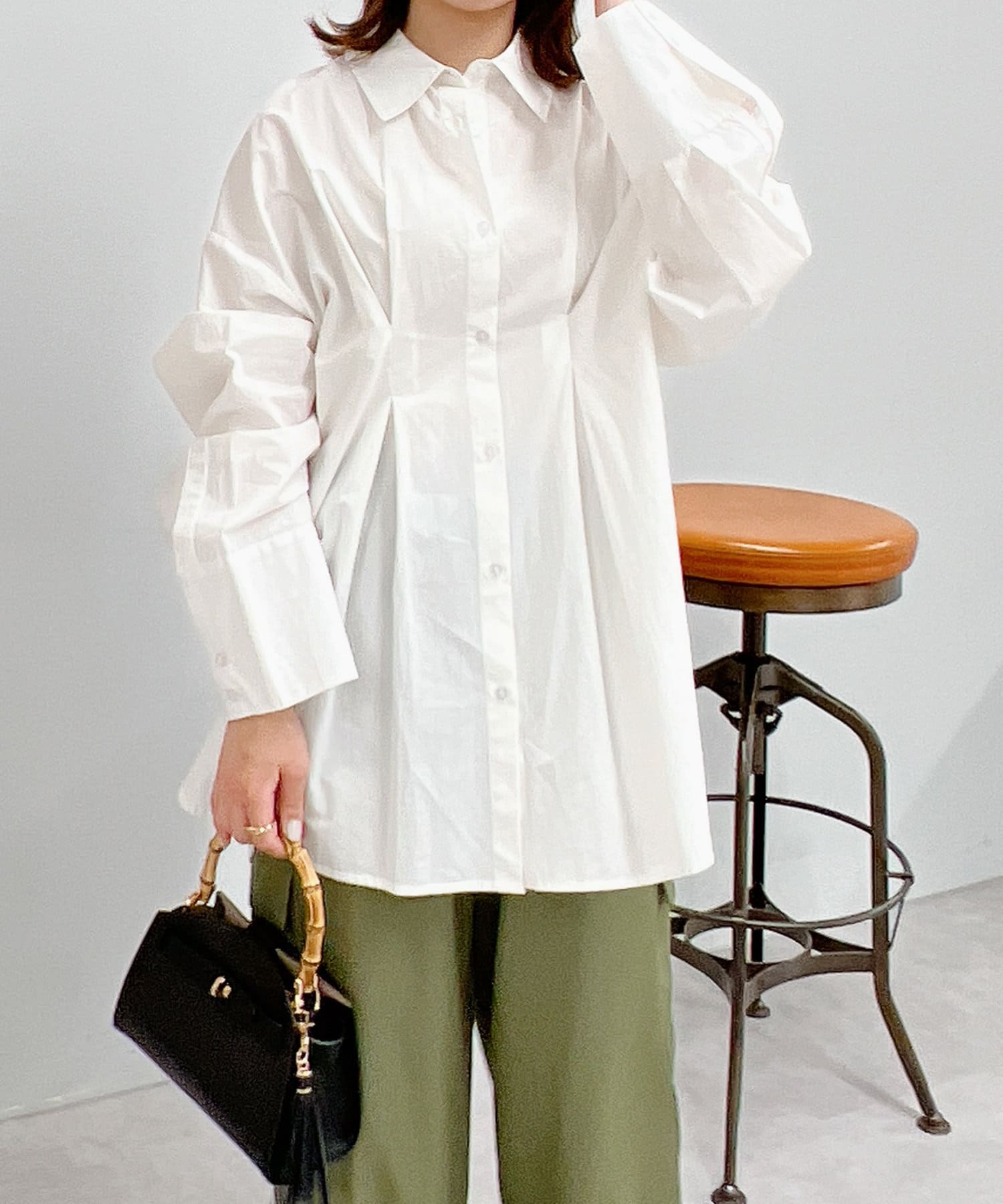 un dix cors(アンディコール) ストライプシャツ