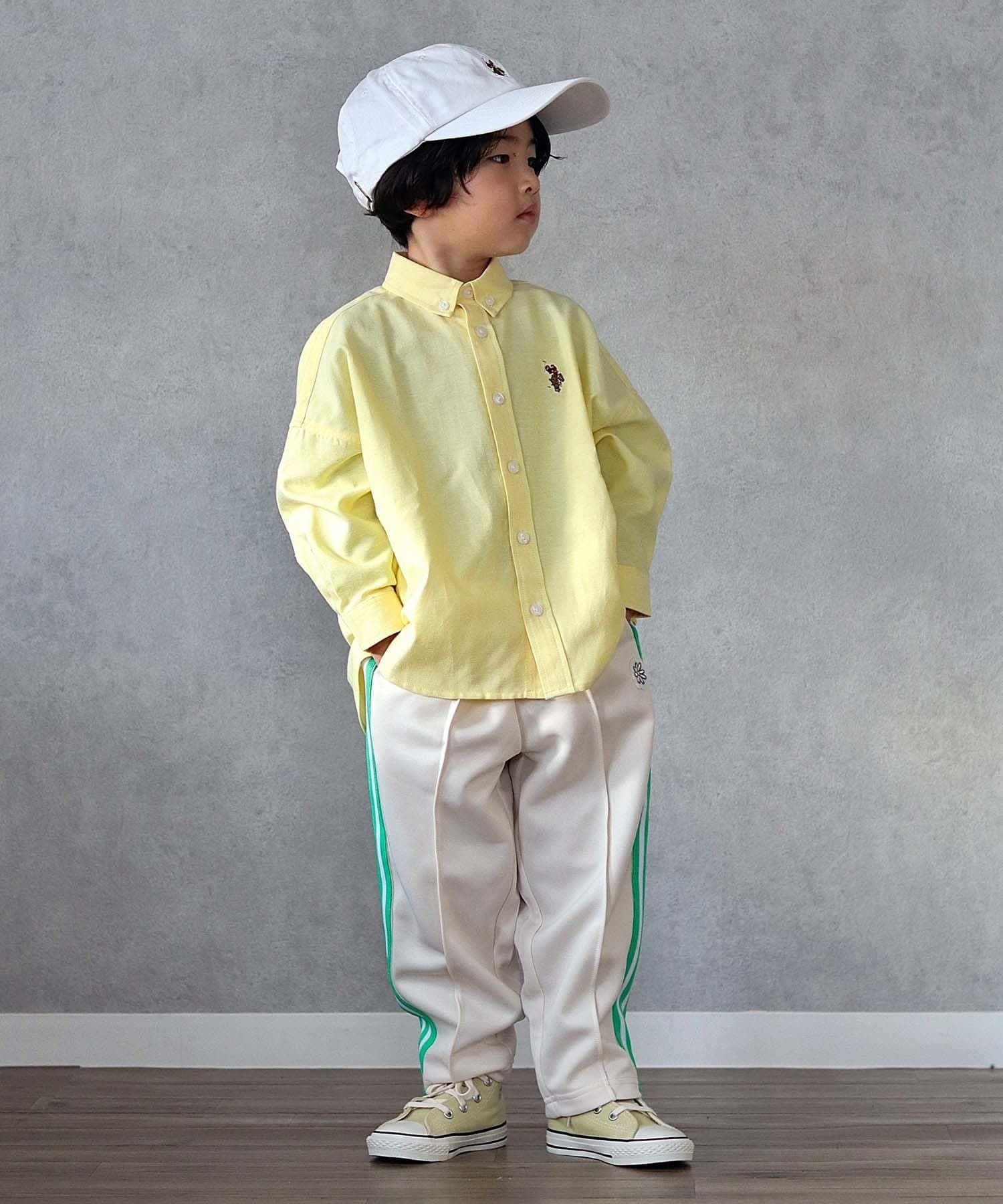 KIDS】【U.S. POLO ASSN】刺繍オックスボタンオーバーシャツ