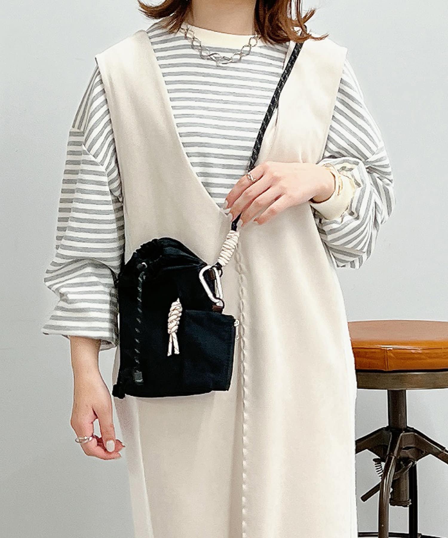 un dix cors(アンディコール) ナイロンハンディショルダー