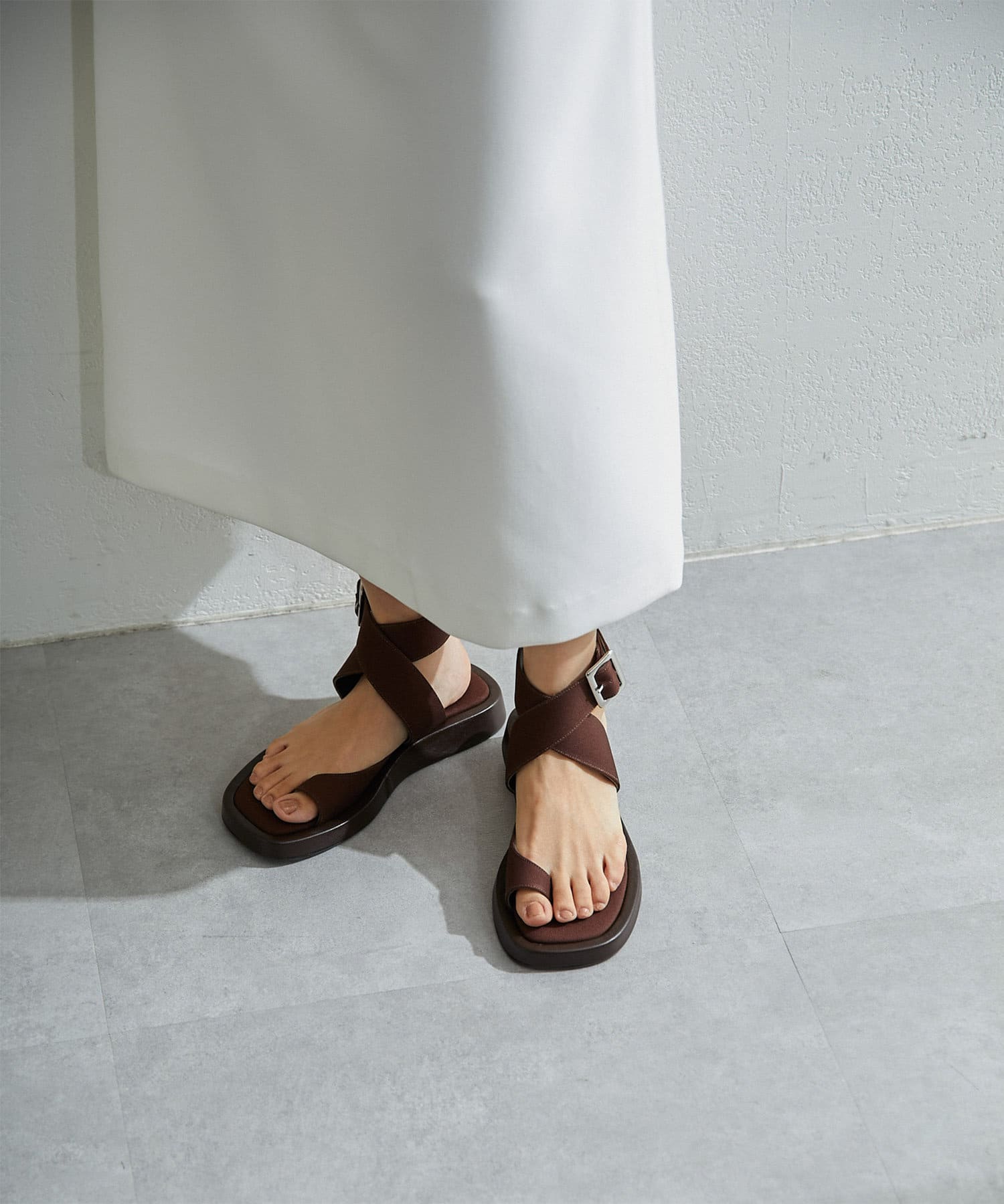 GIA BORGHINI LEATHER ANKLE STRAP サンダル靴/シューズ - www.simulsa.com