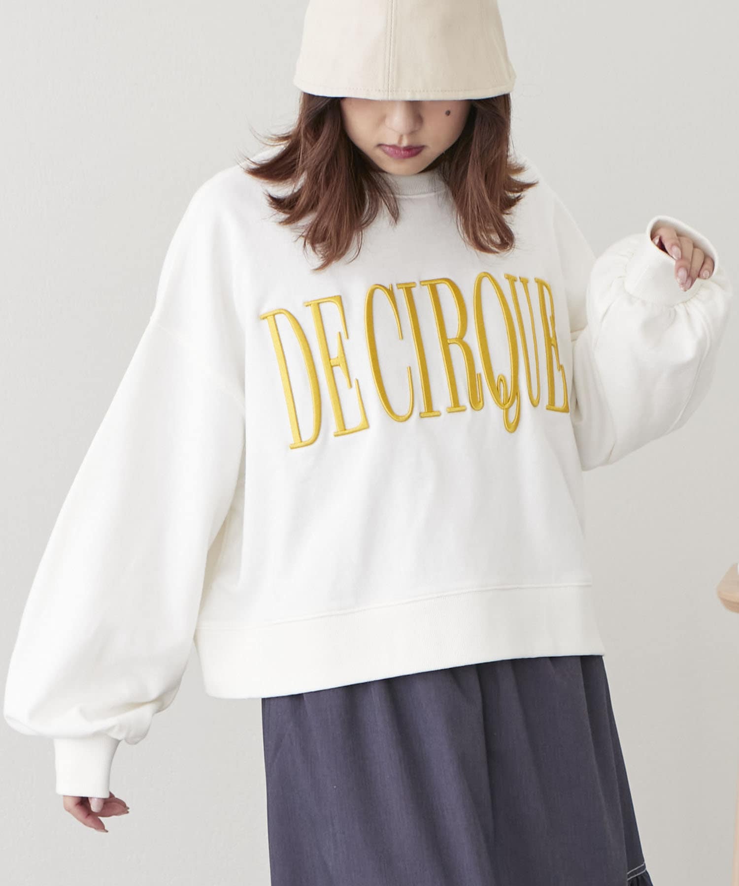 SDGs】BIGロゴスウェット | NICE CLAUP / OLIVE des OLIVE OUTLET(ナイ 
