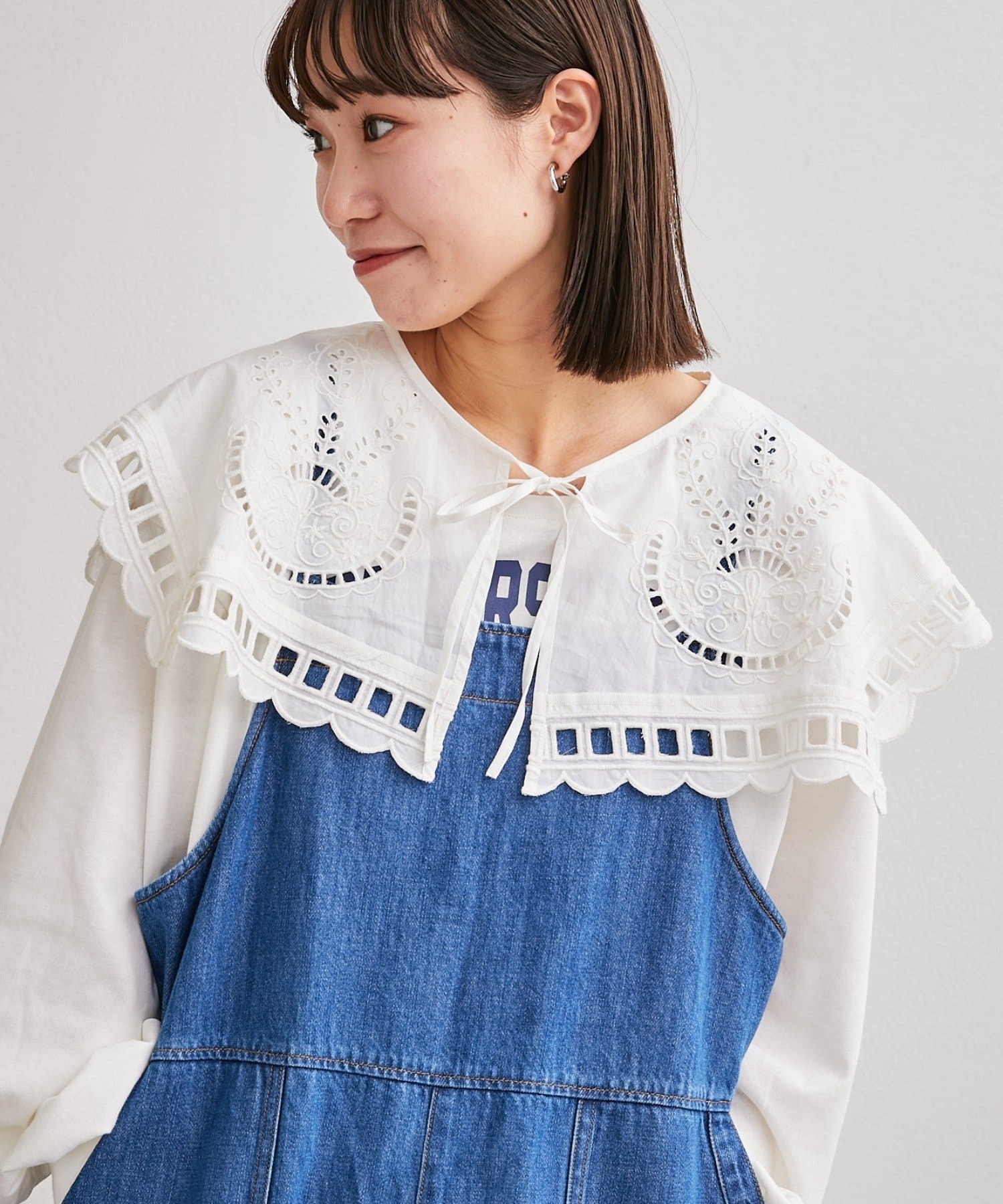 sea new york レース 刺繍 チュニック丈 七分袖 ワンピース sea new york レース 刺繍 チュニック丈 七分袖 ワンピース 長袖