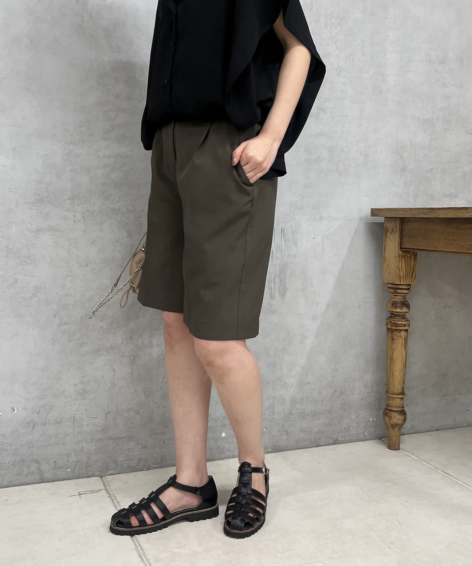 un dix cors(アンディコール) 《予約》タックショートパンツ